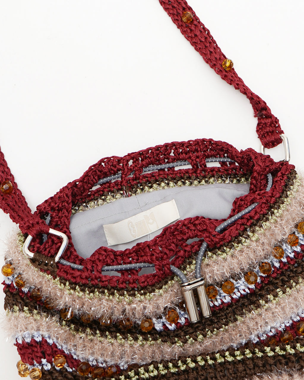 [CMM] Hand Crochet Bag w/Bijou #1