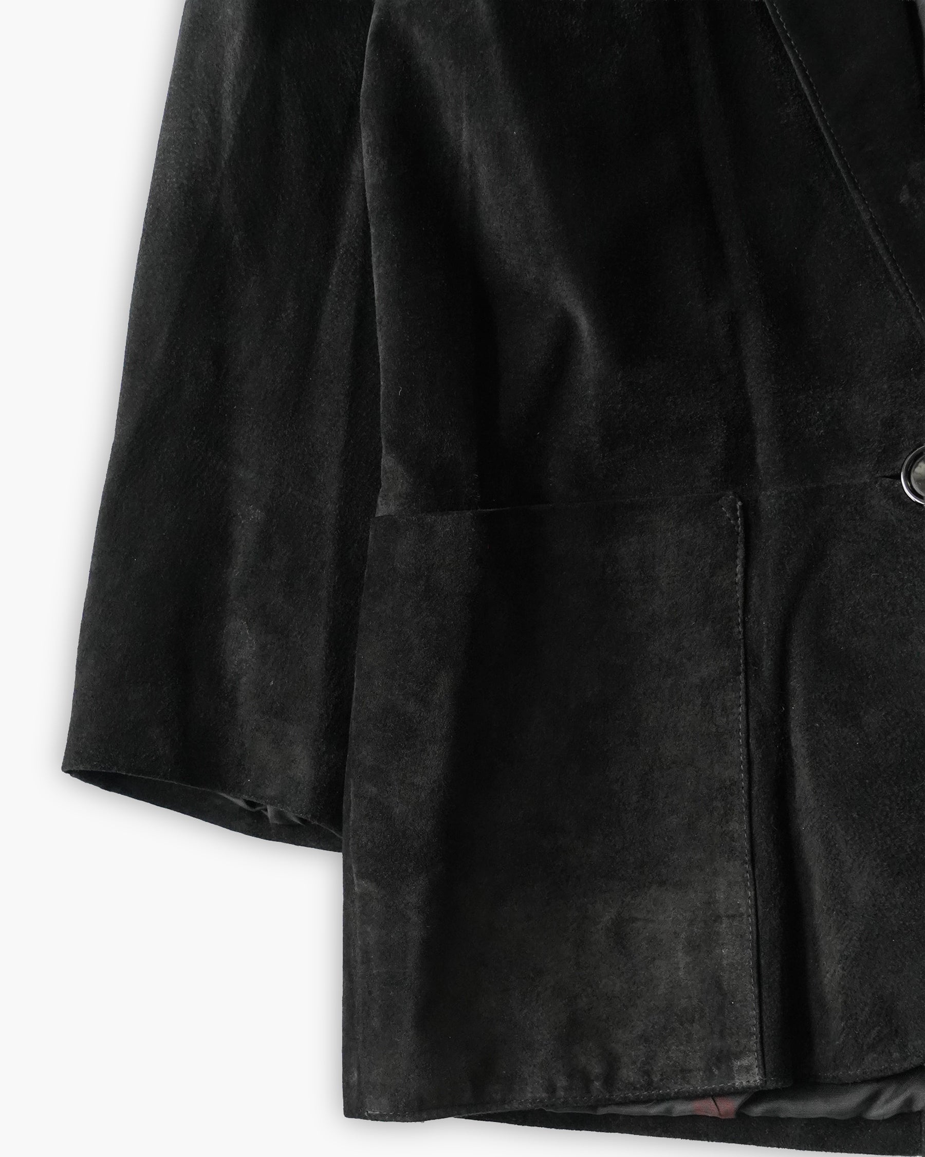 Suede Black Blazer