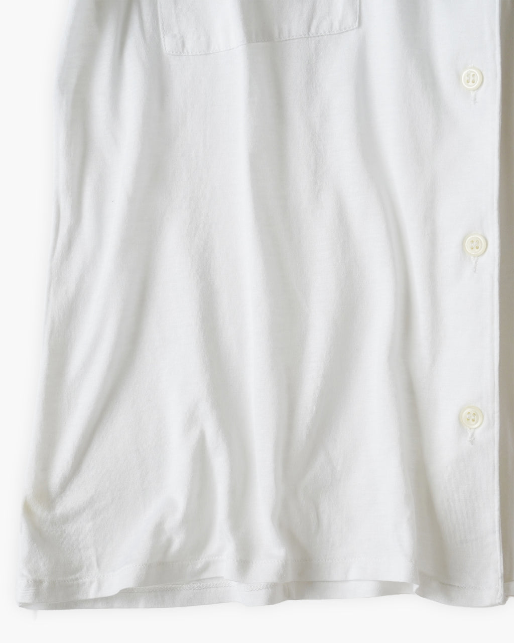 Sheer Open Collar Shirt