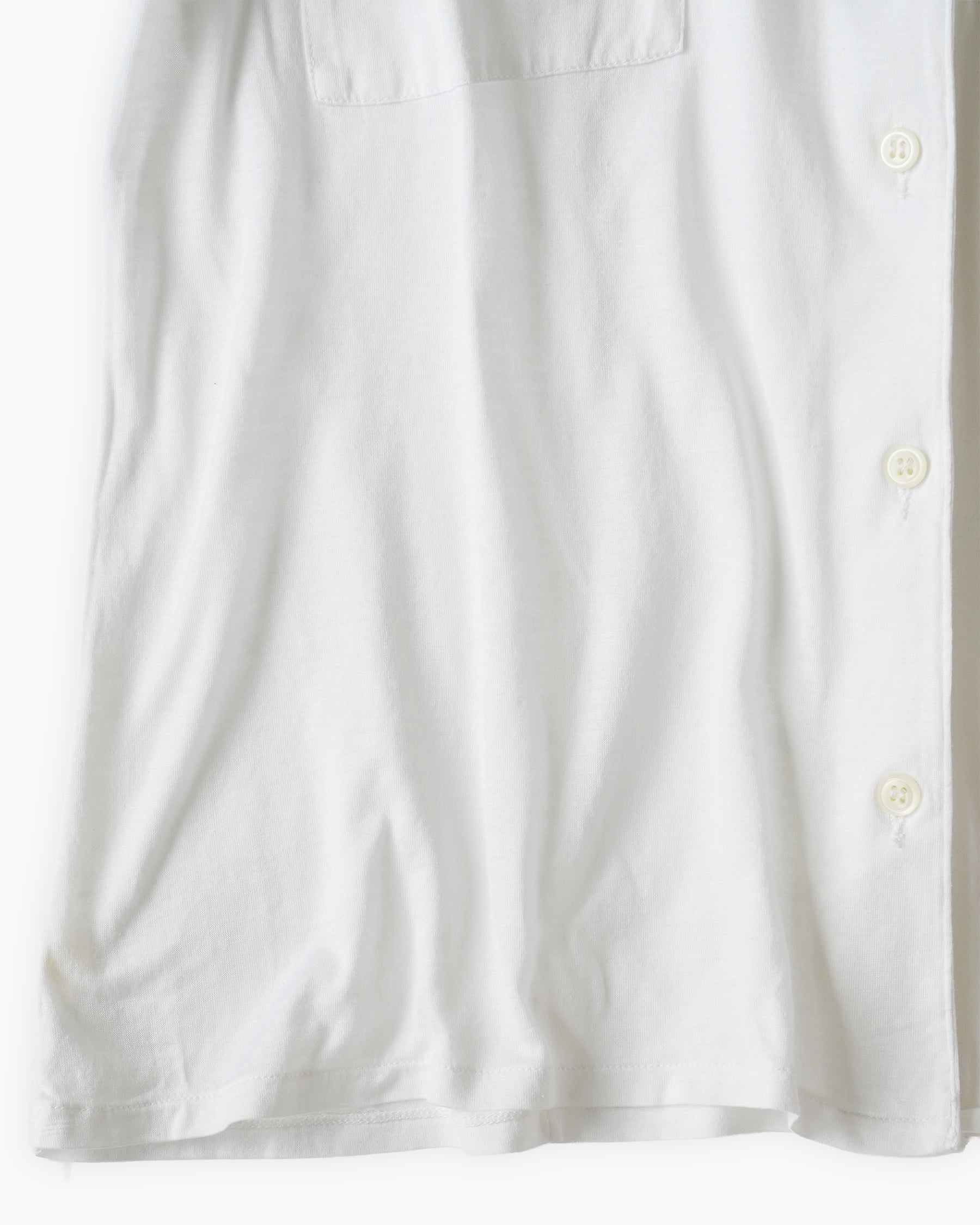 Sheer Open Collar Shirt