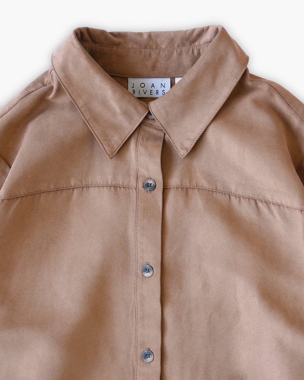 Soft Peach Skin L/S Shirt - Beige
