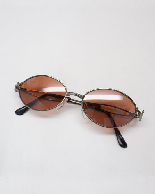 NOS 90s Bronze Oval Sunglasses