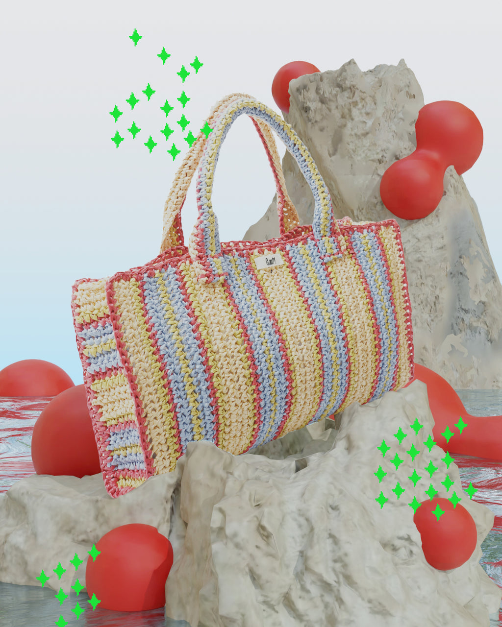 [CMM] Hand Crochet Beach Bag - #5