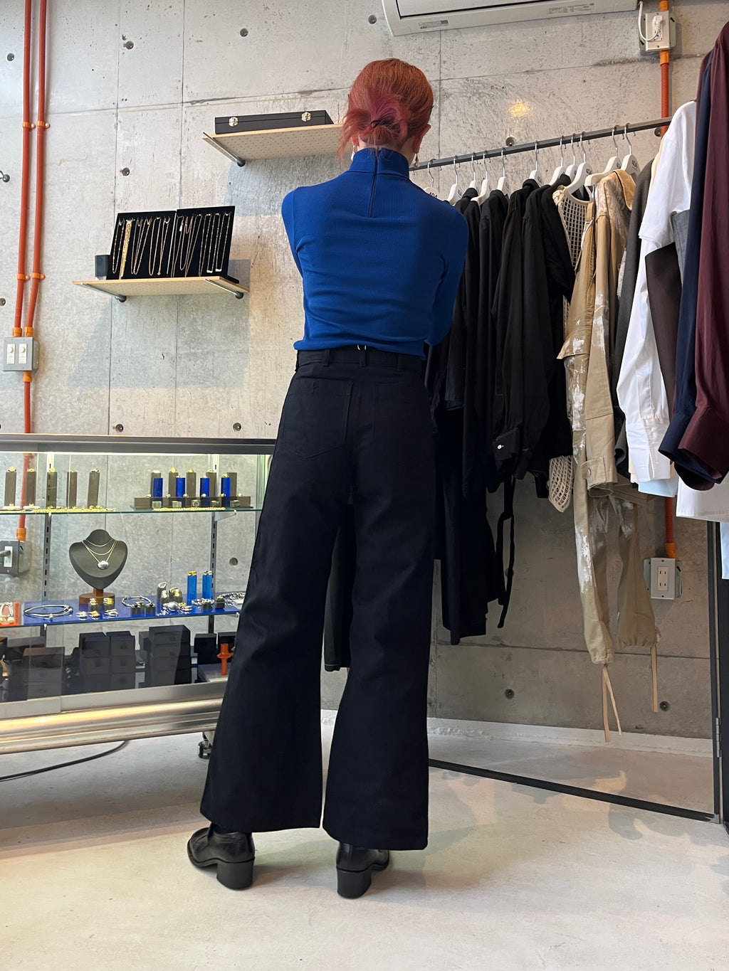 Over-Dyed 70s Flare Denim