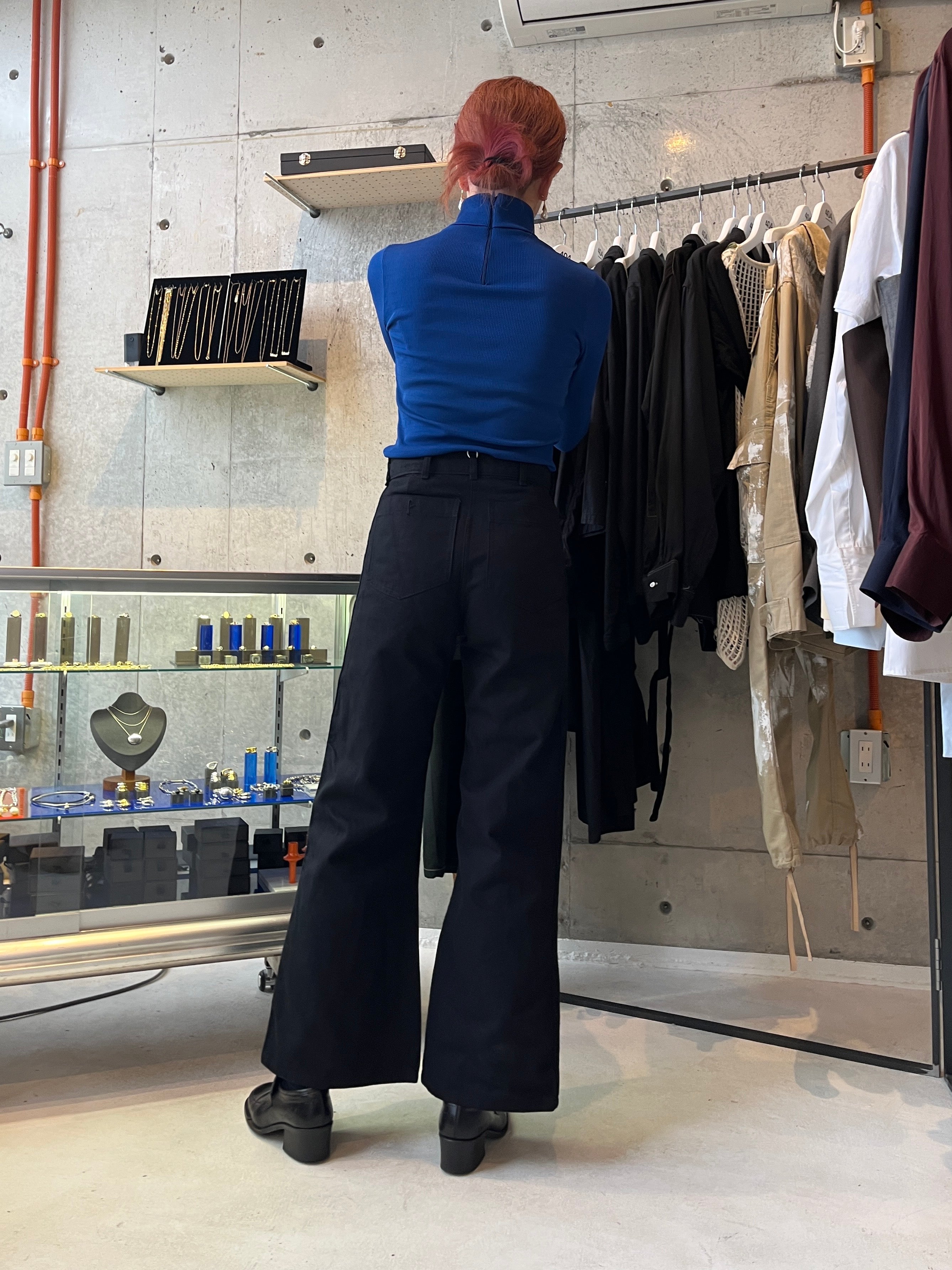 Over-Dyed 70s Flare Denim