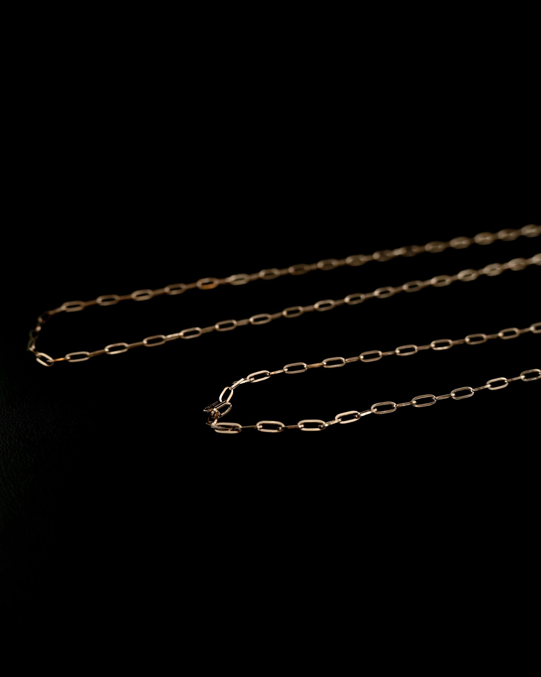 14K Paper Clip Chain - 41cm