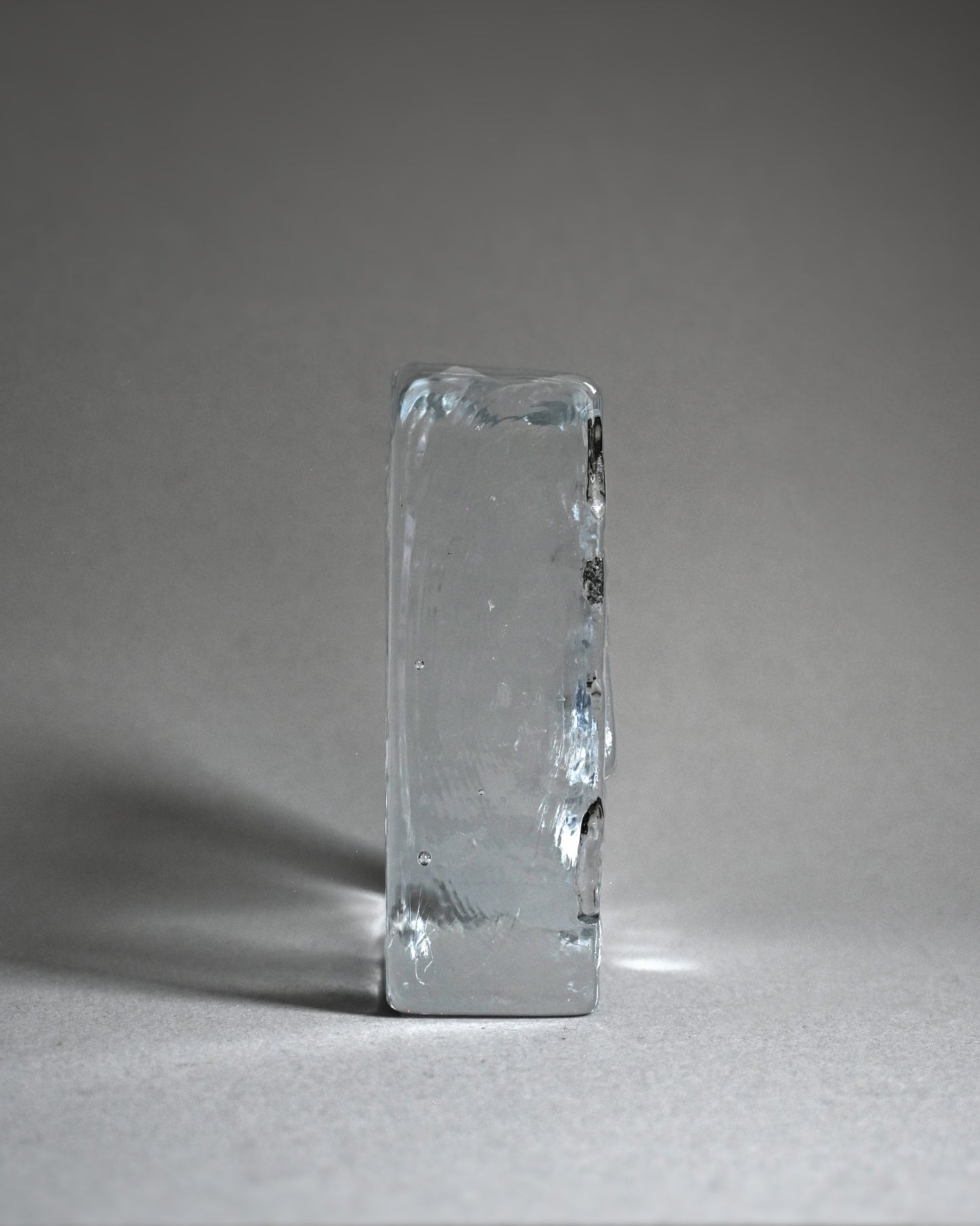 Mid-Century Heavy Glass Paperweight