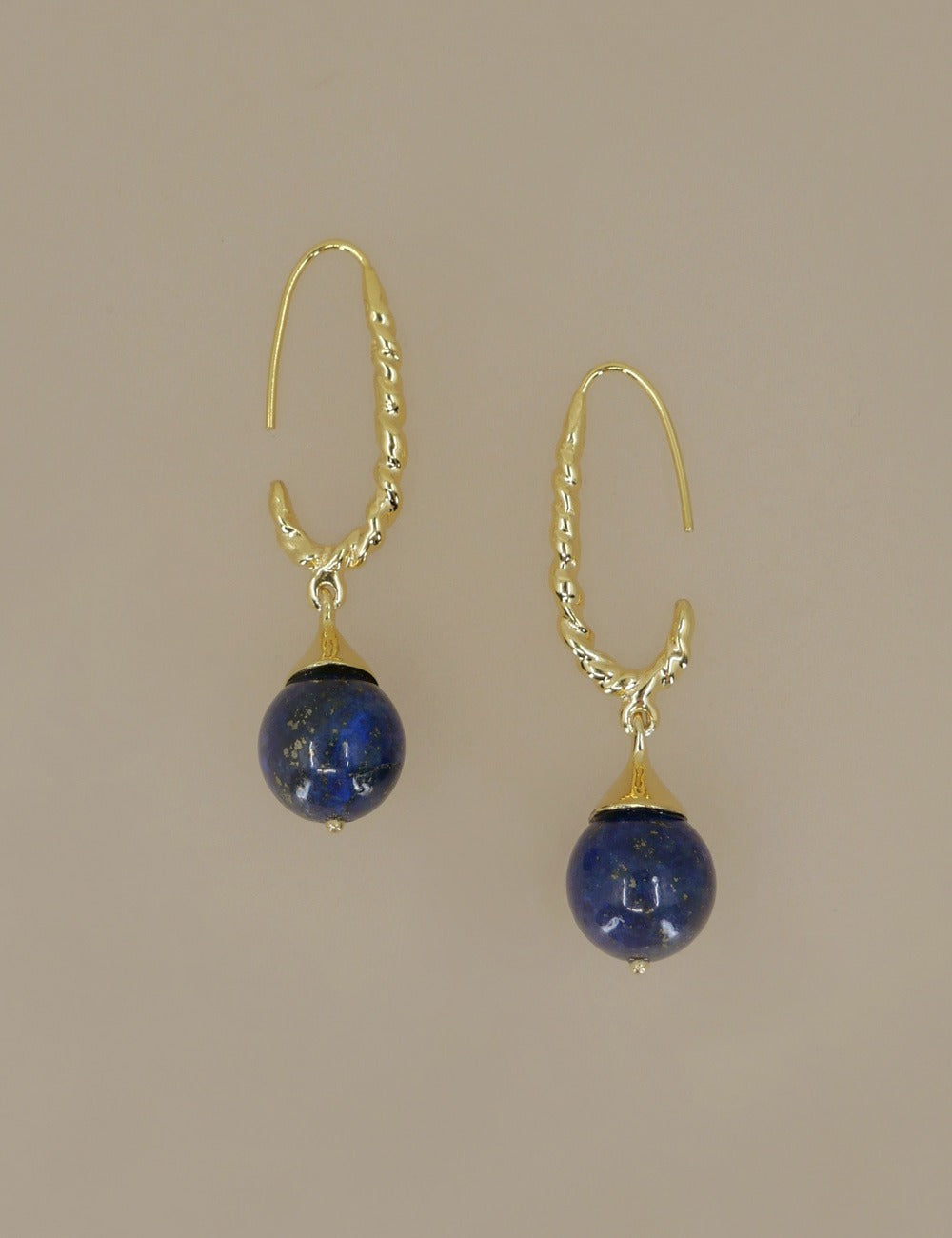 "Isabella Etou" Lapis Lazuli Drop Earring