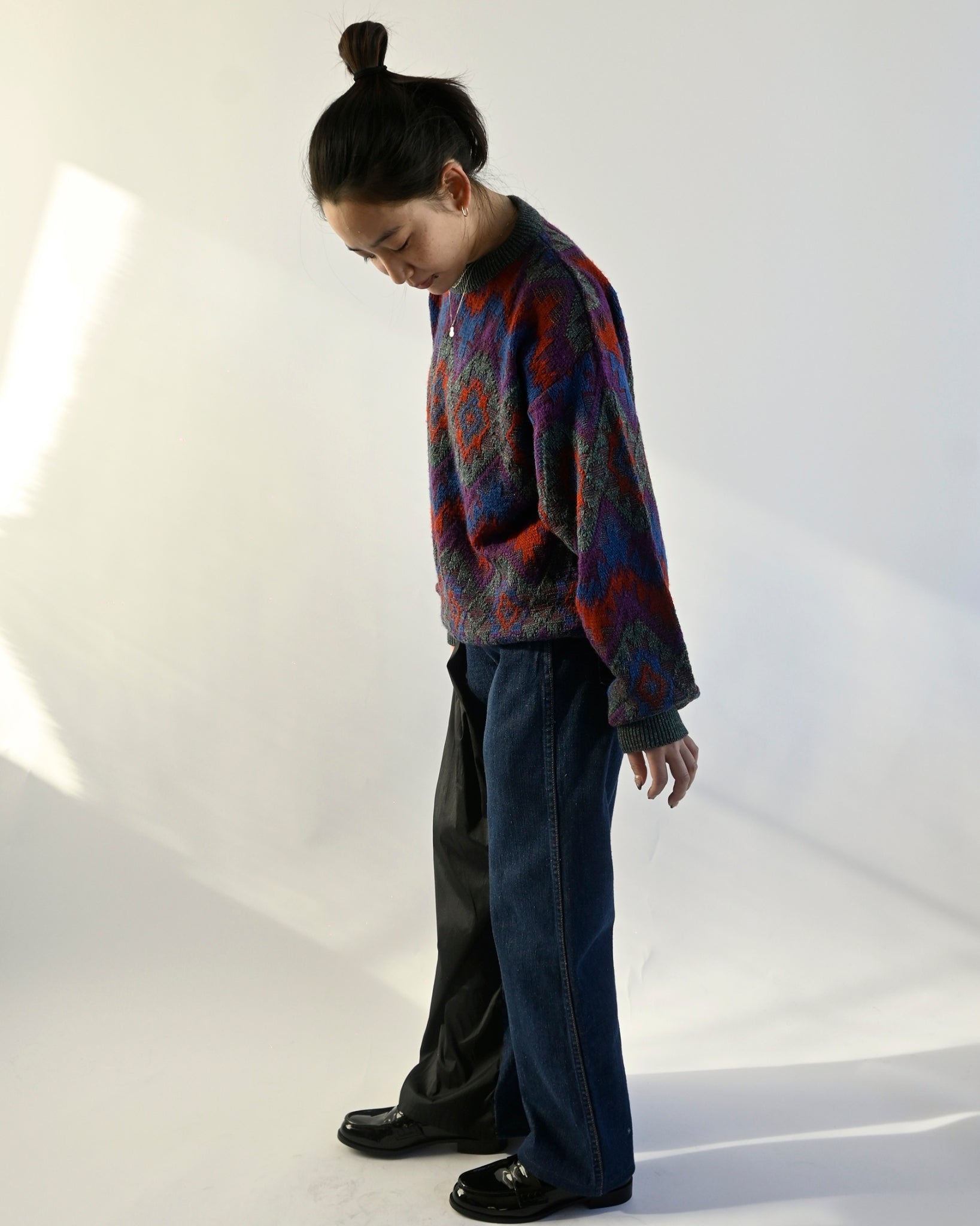 1980's Patterned Knit Sweater