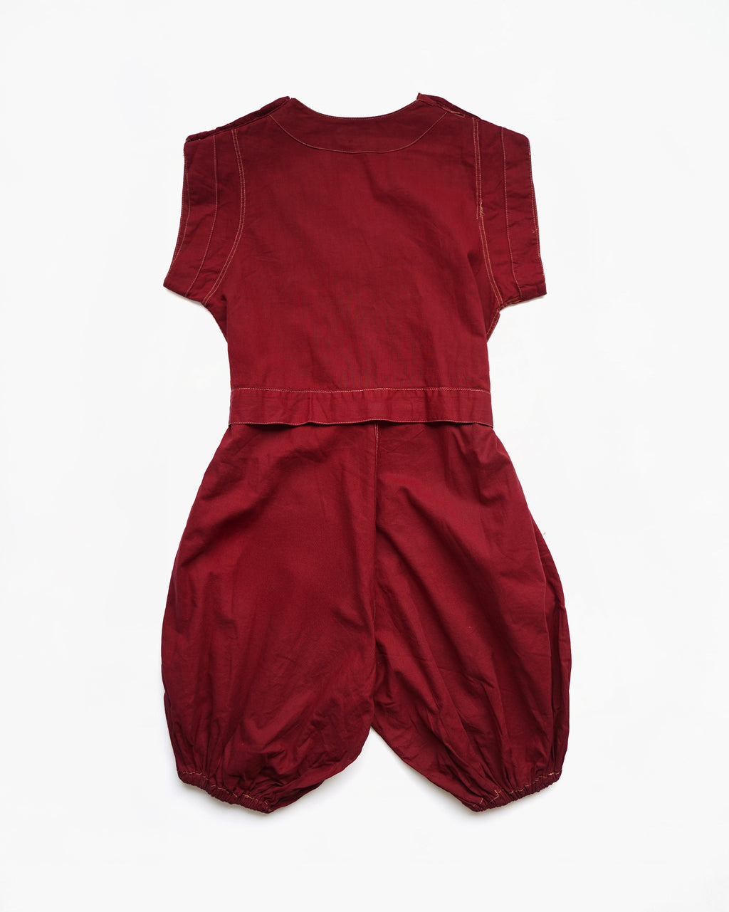 Sleeveless Cotton Jumpsuit