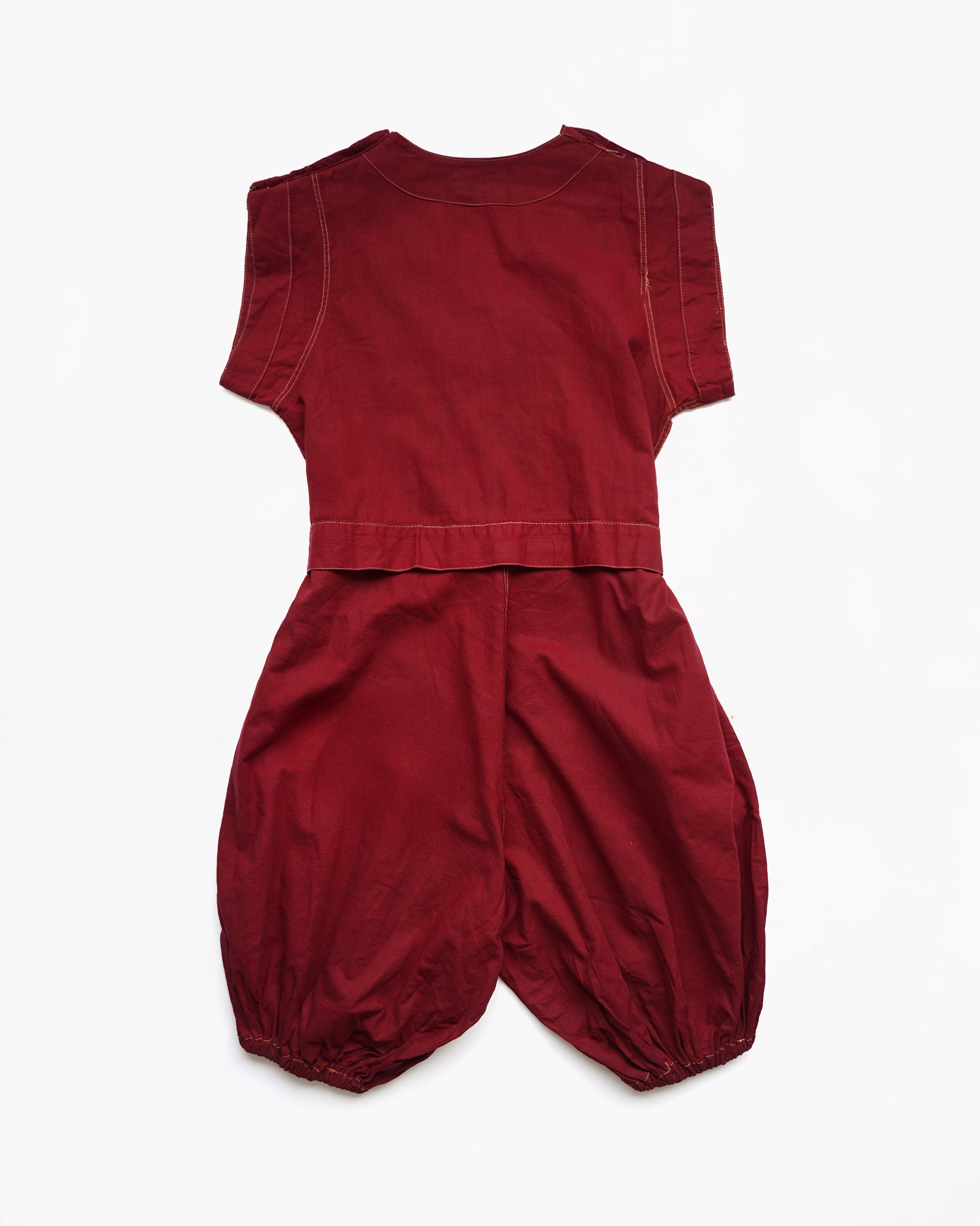 Sleeveless Cotton Jumpsuit