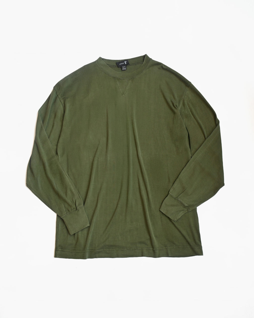 "GOOUCH" 100% Silk Front V T-shirts