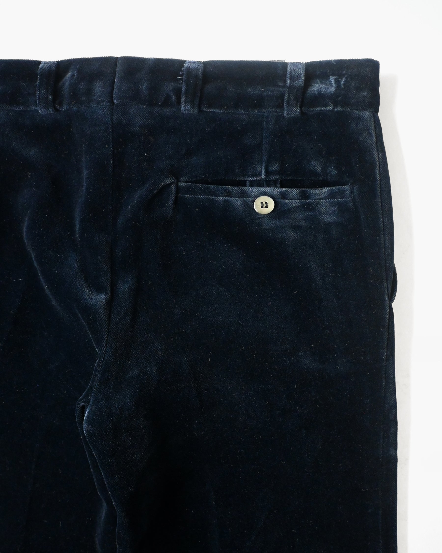 Navy Velour Pants