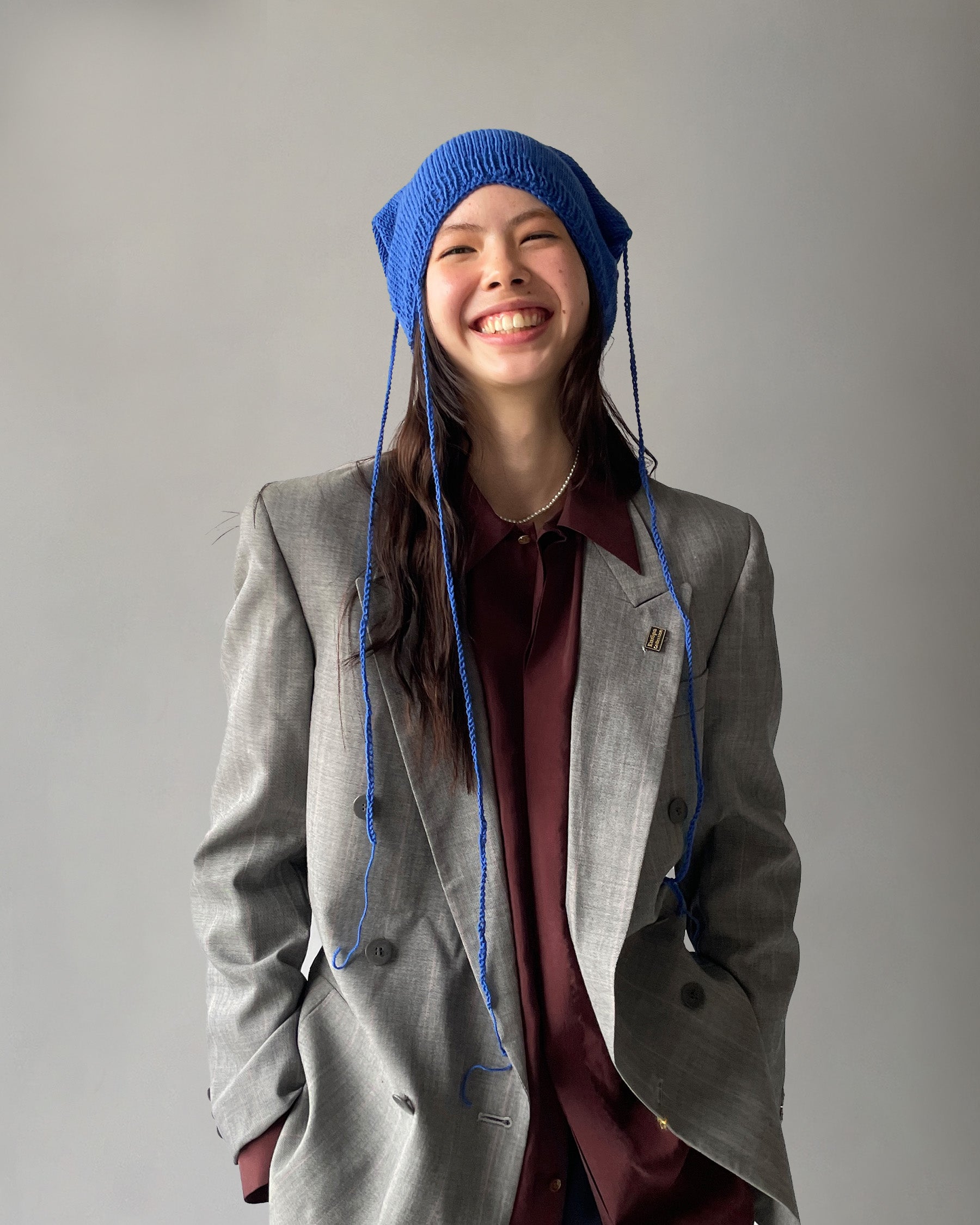"imaskopi" Fox Hat - Blue