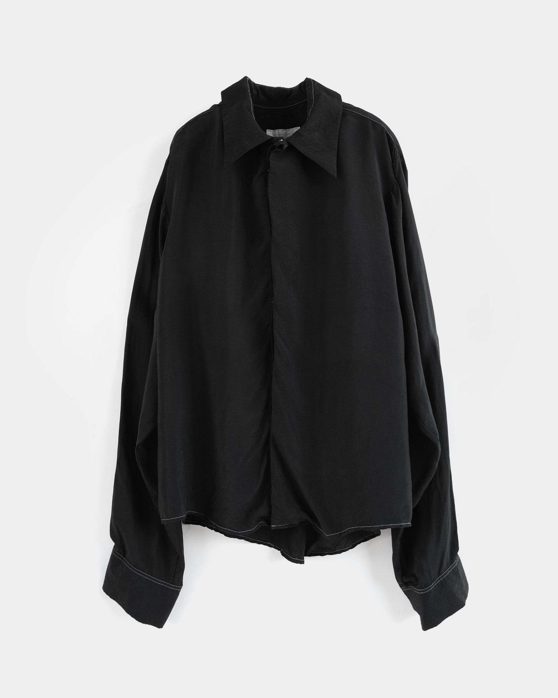 Over-Dyed 100% Cupra Sheer Shirt