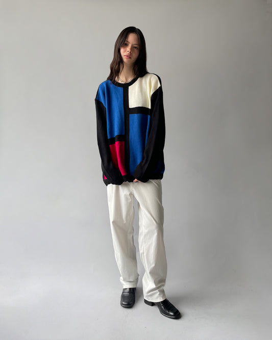 Acrylic Vivid Color Sweater