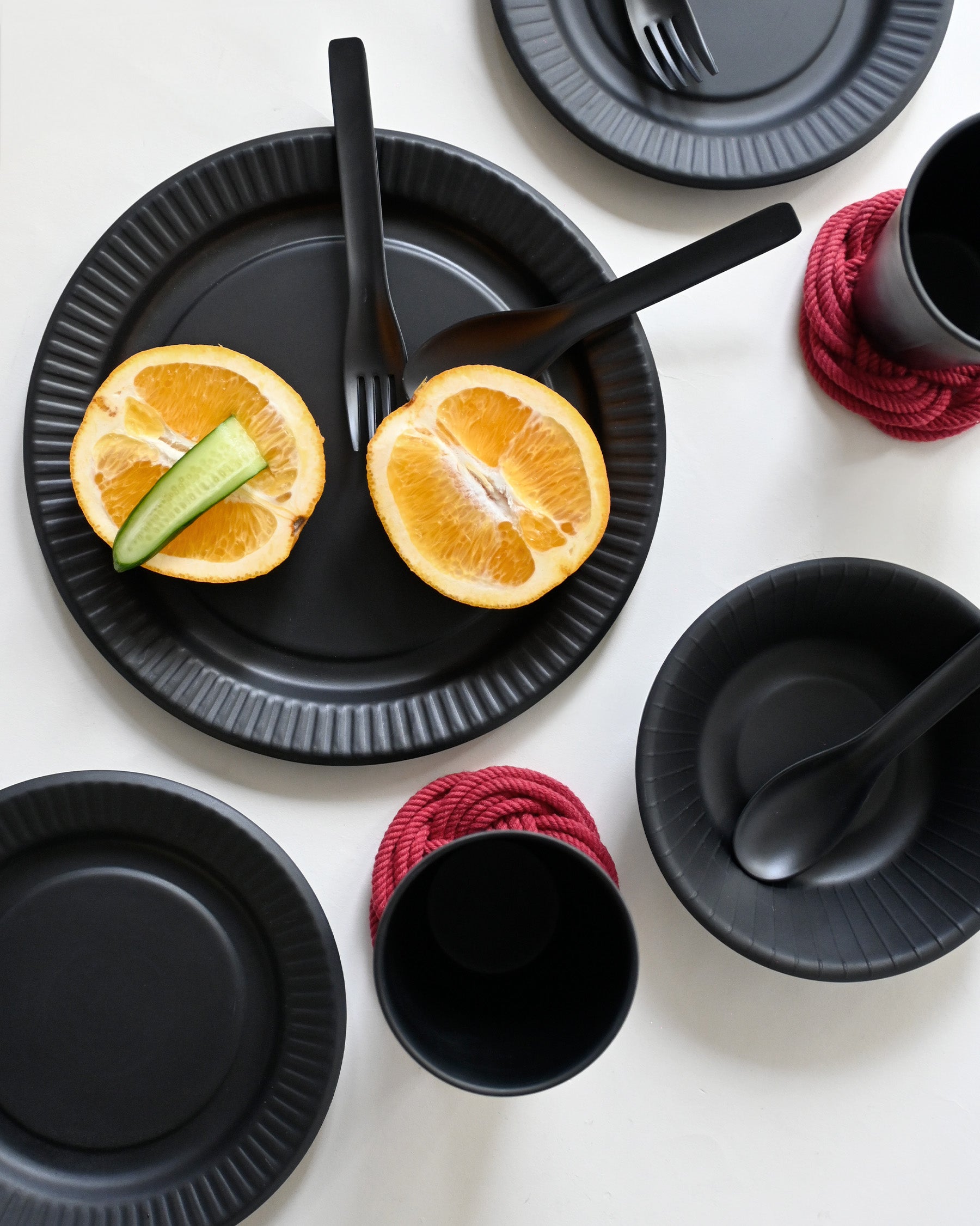 "b fiber" plate25/4pcs - Black