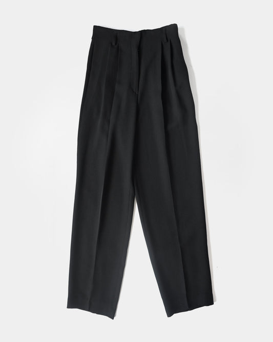 High Waist Black Trousers