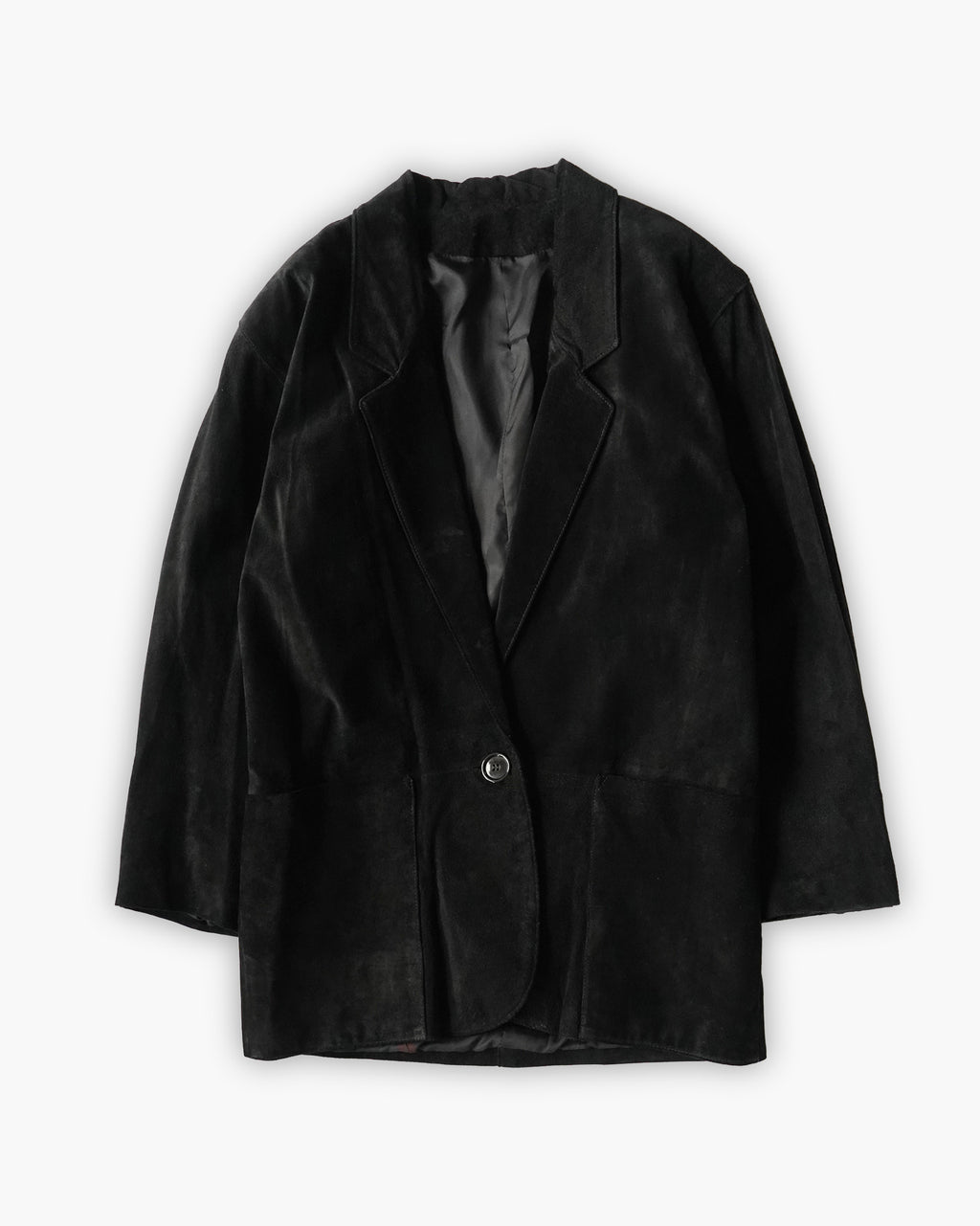 Suede Black Blazer