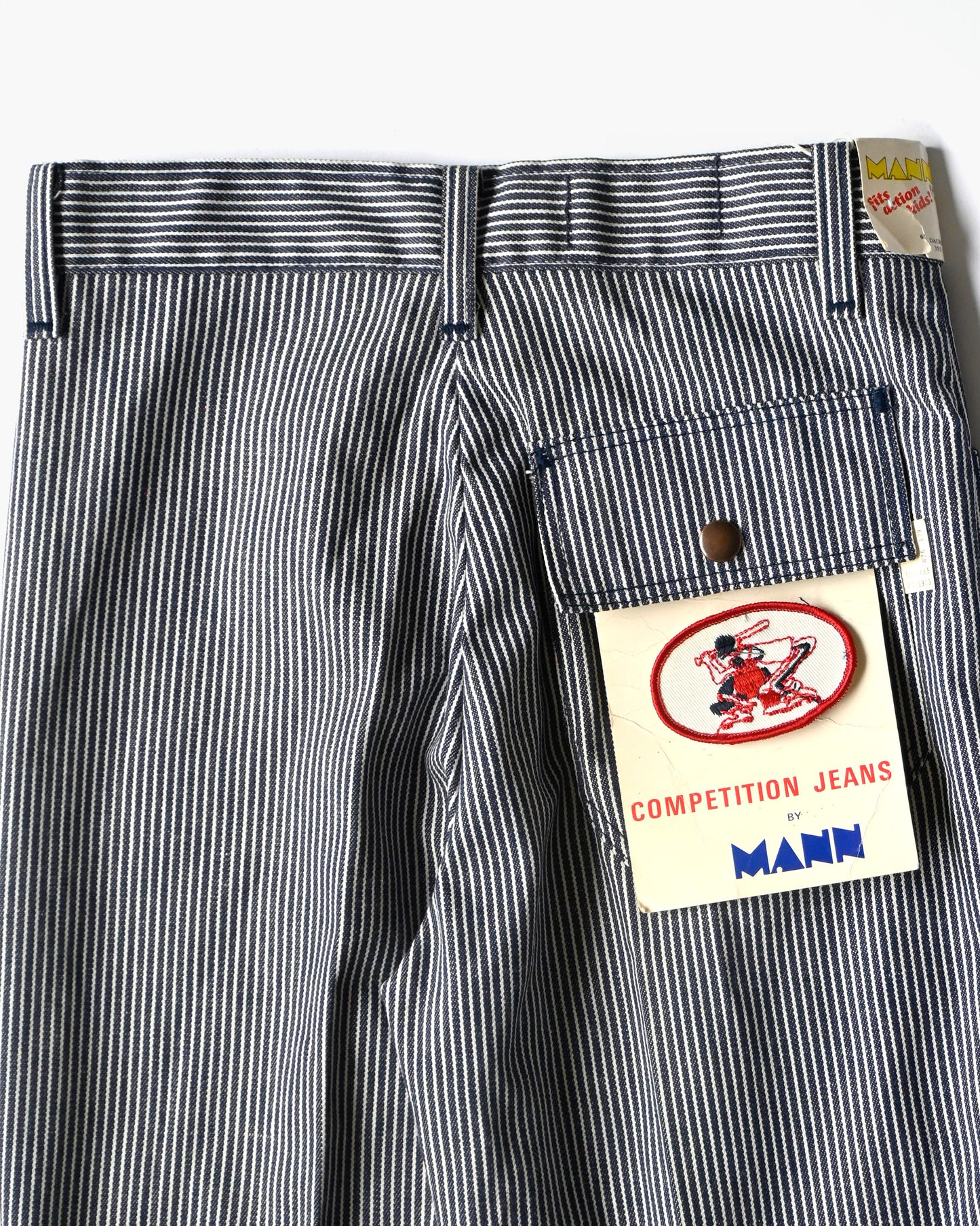 1970's Striped Flare Denim w/ Patch