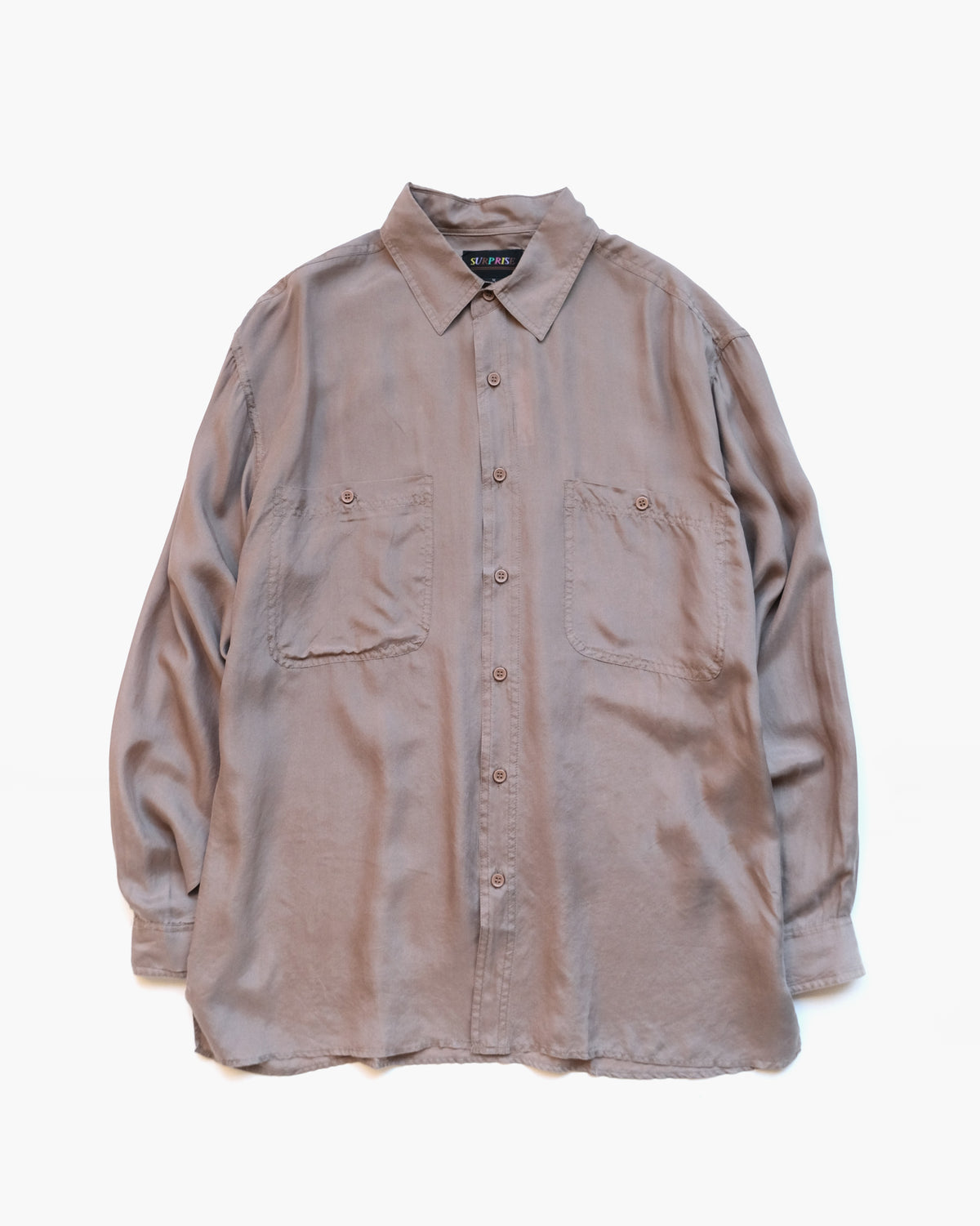 N.O.S  100% Silk Shirts - Nude