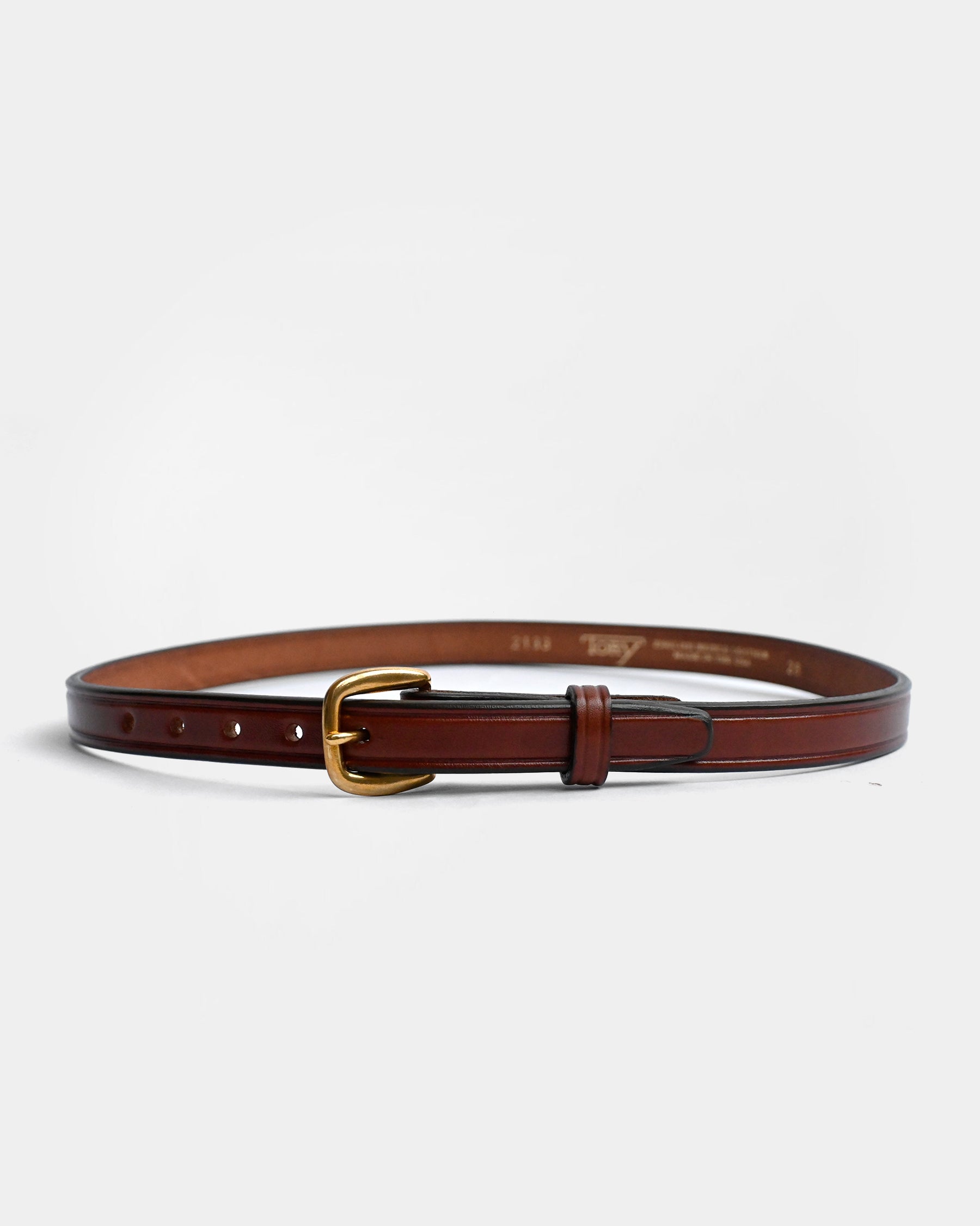 "TORY Leather" Leather Belt - Light Brown