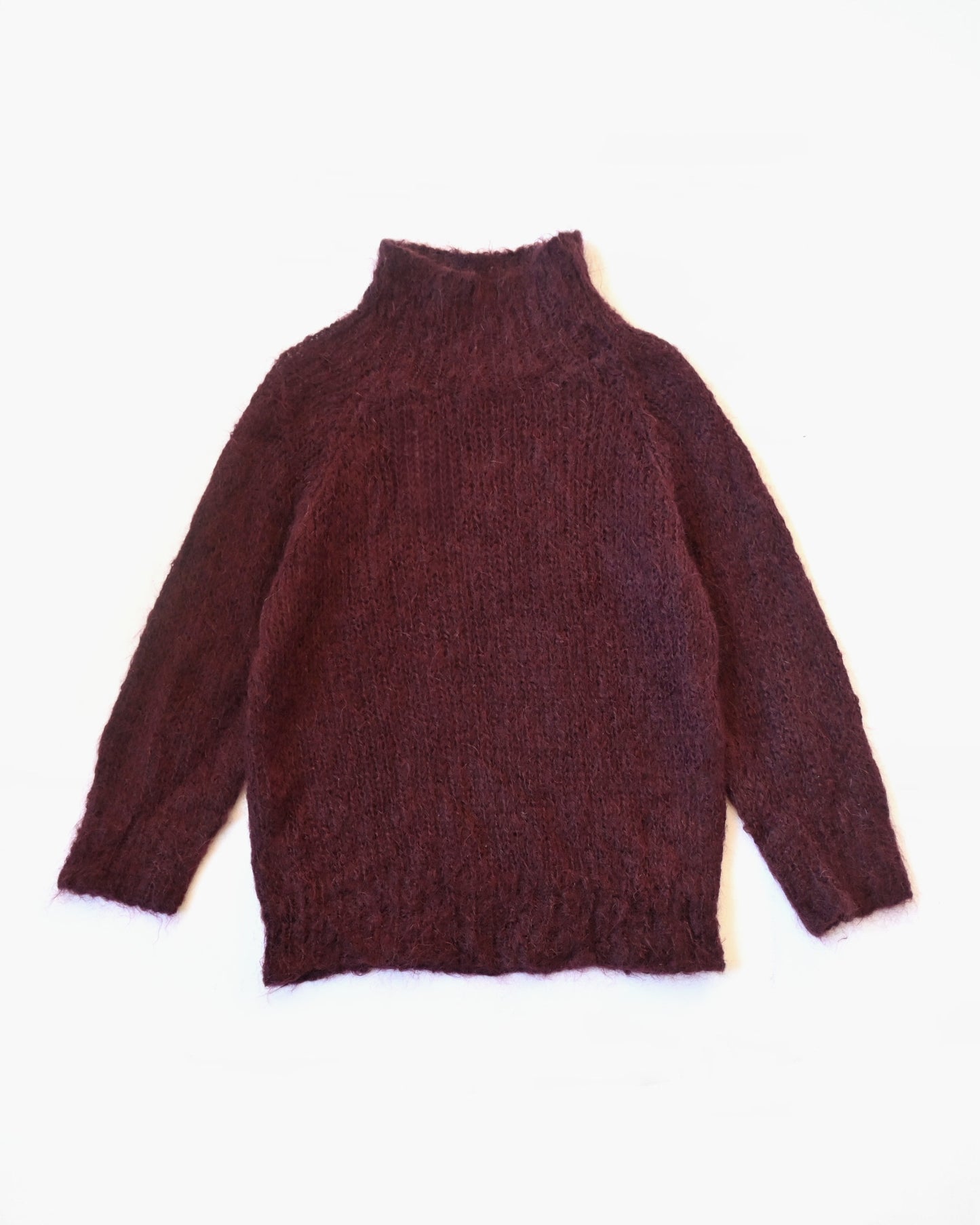 High Neck Mohair Sweater