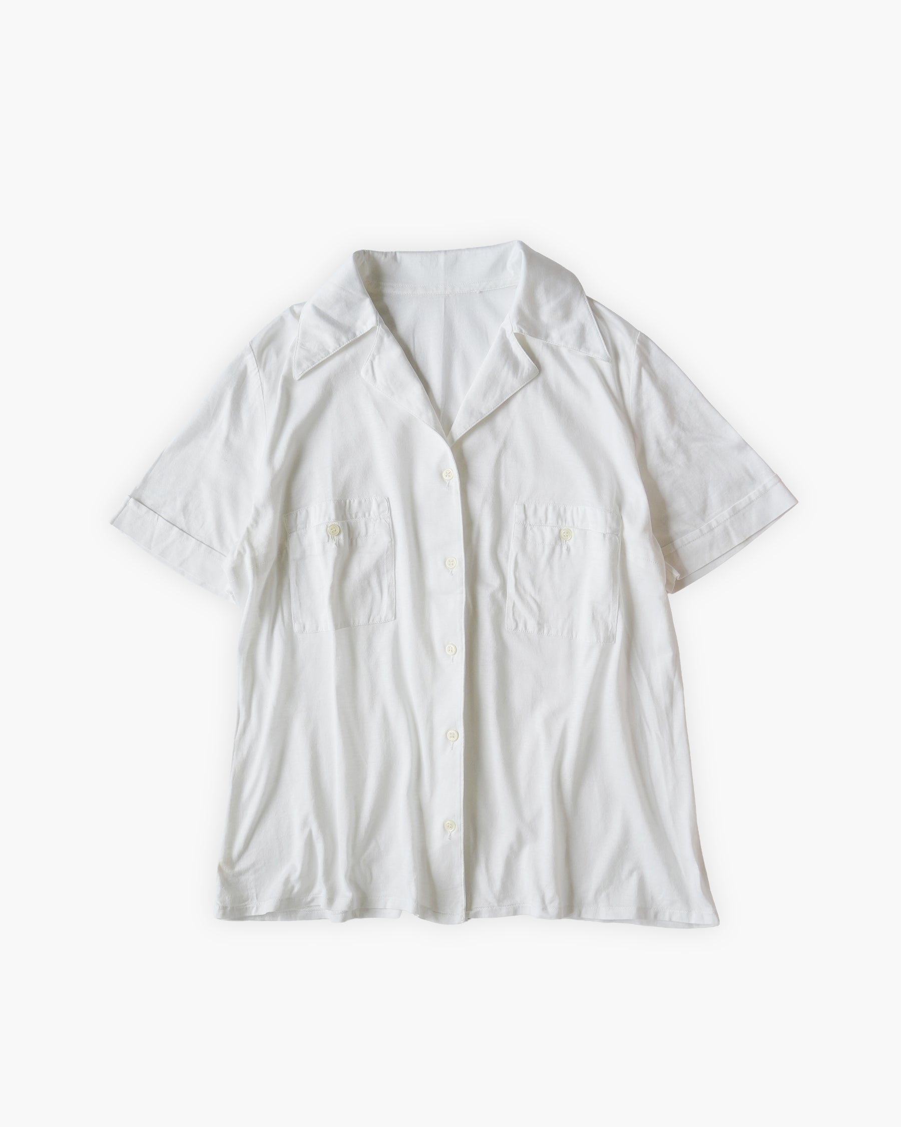 Sheer Open Collar Shirt