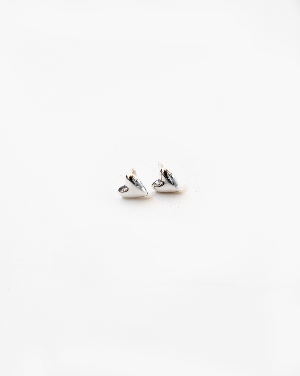 Silver Heart Earrings