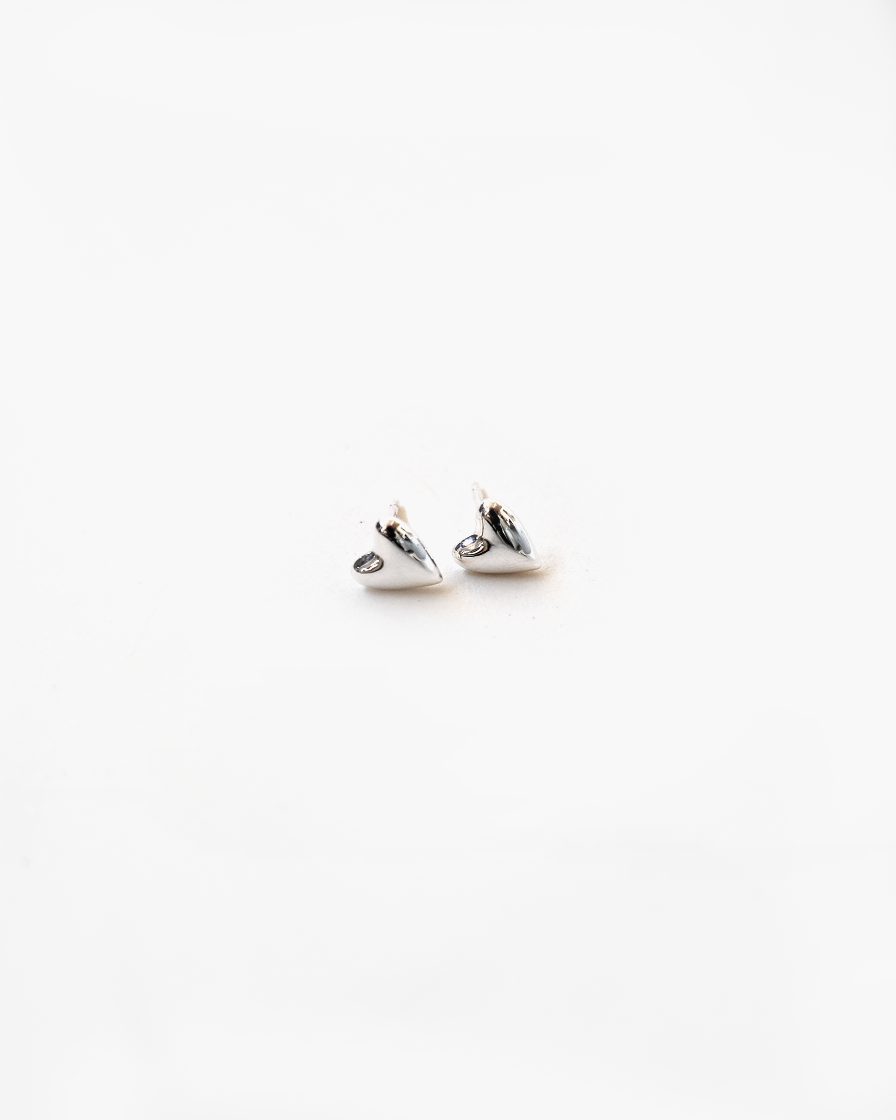Silver Heart Earrings