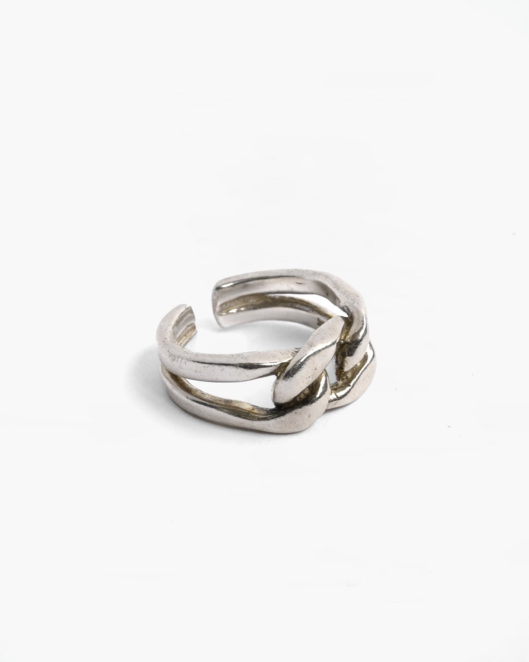 Chunky Chain Link Band Ring - 9号