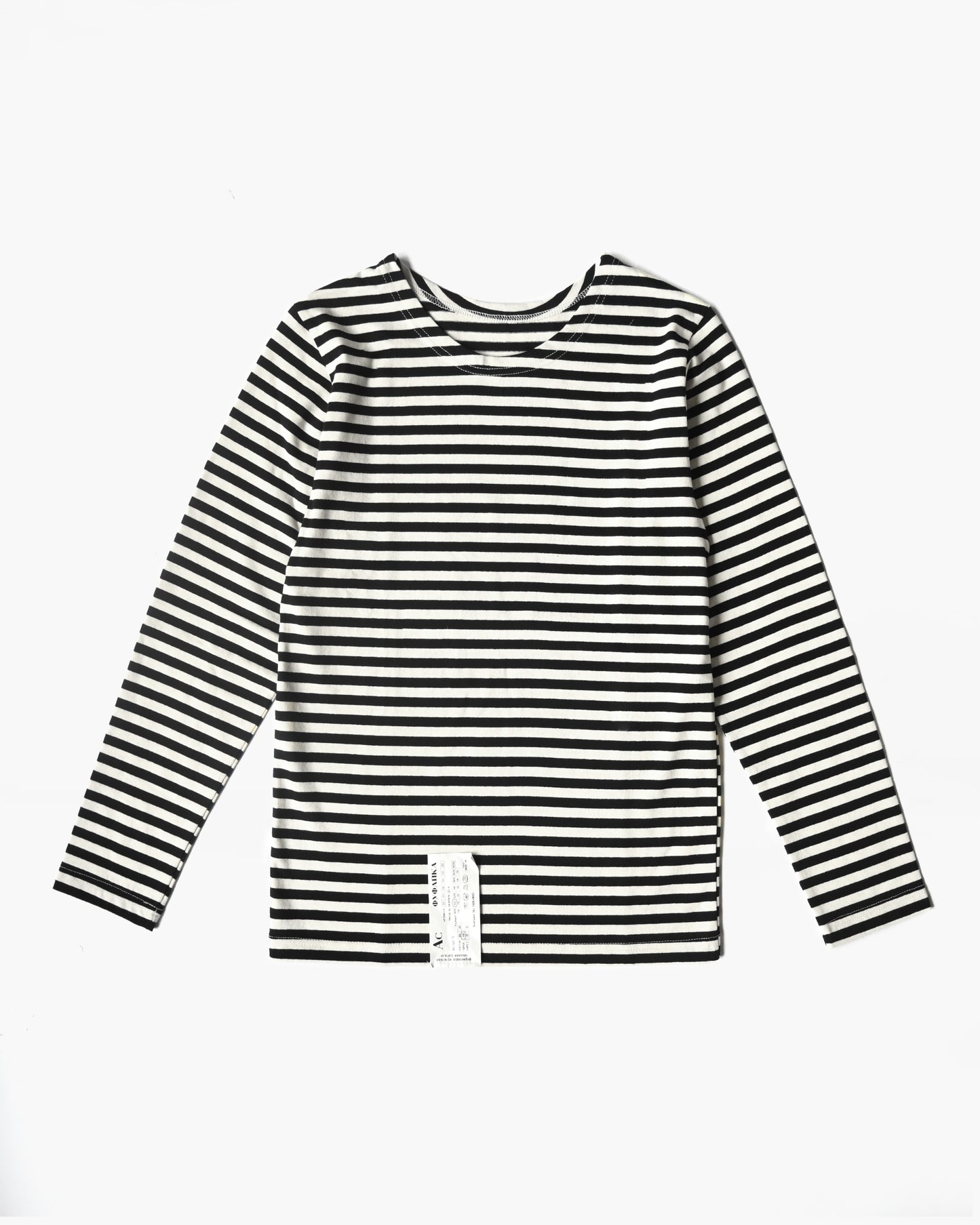 Striped L/S Top - Black