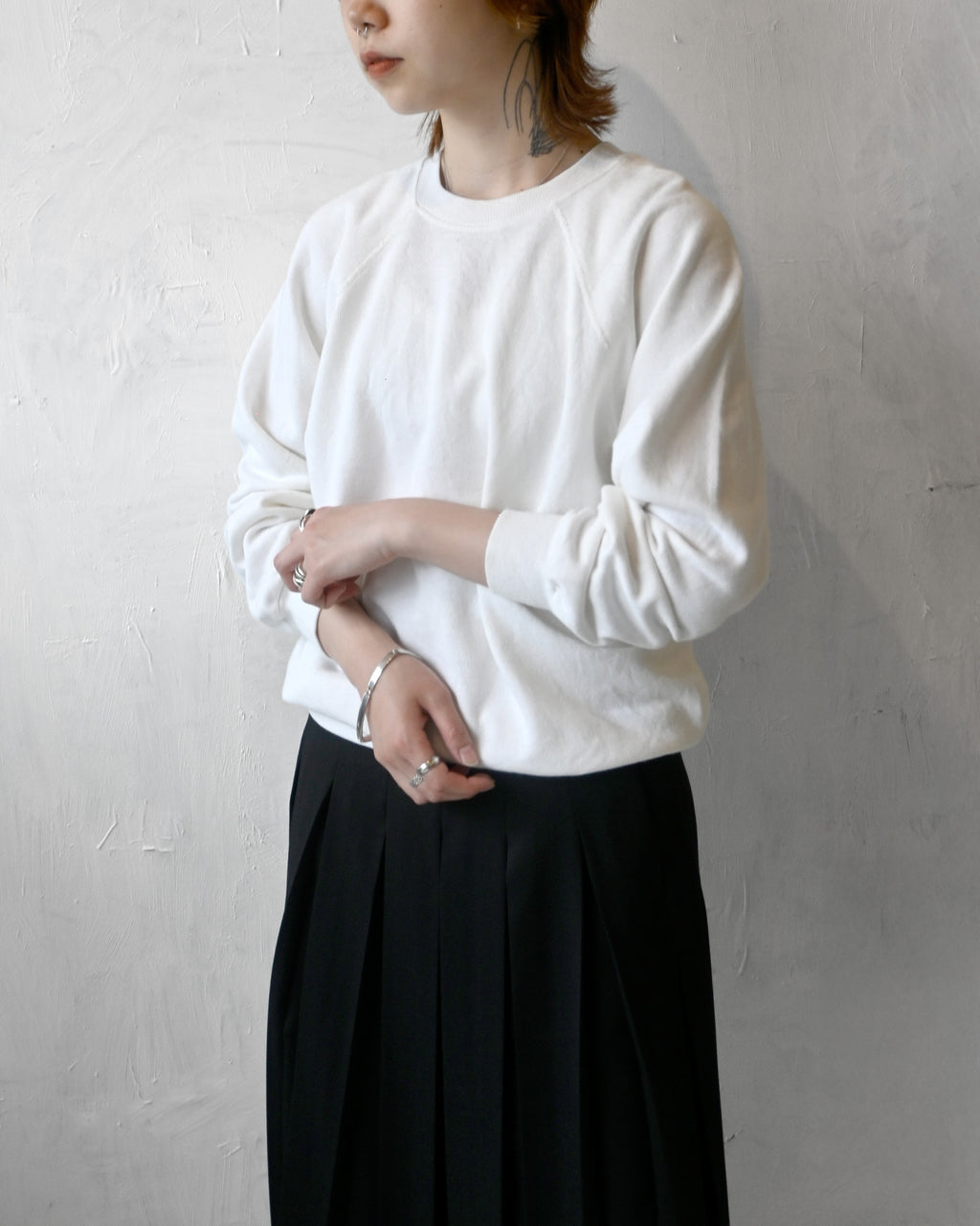 Plain Sweatshirt Made in USA