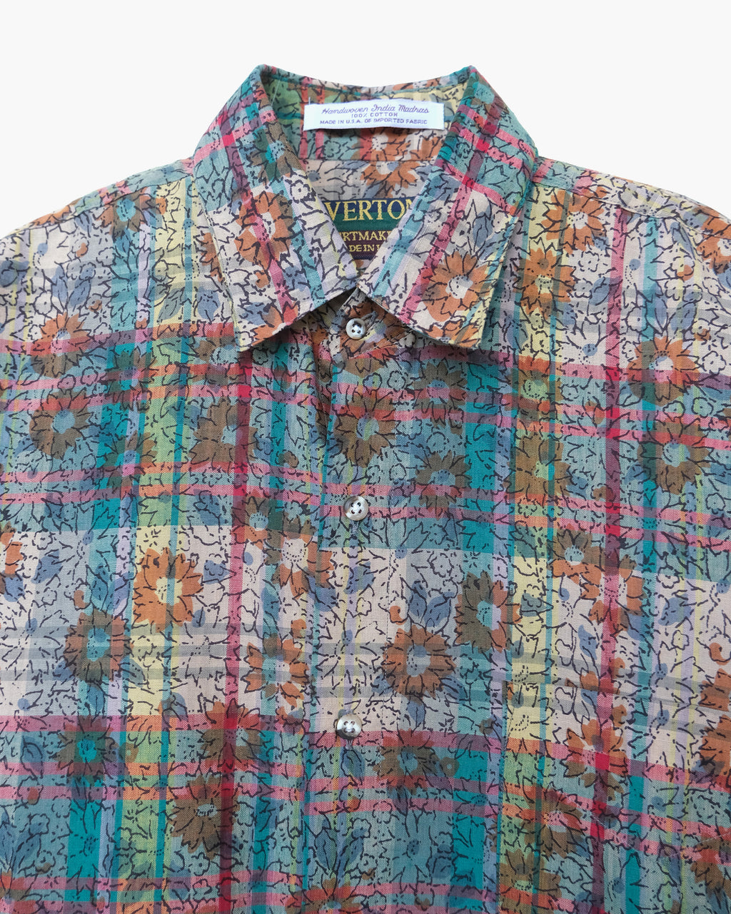 70's Patterned Cotton S/S Shirts