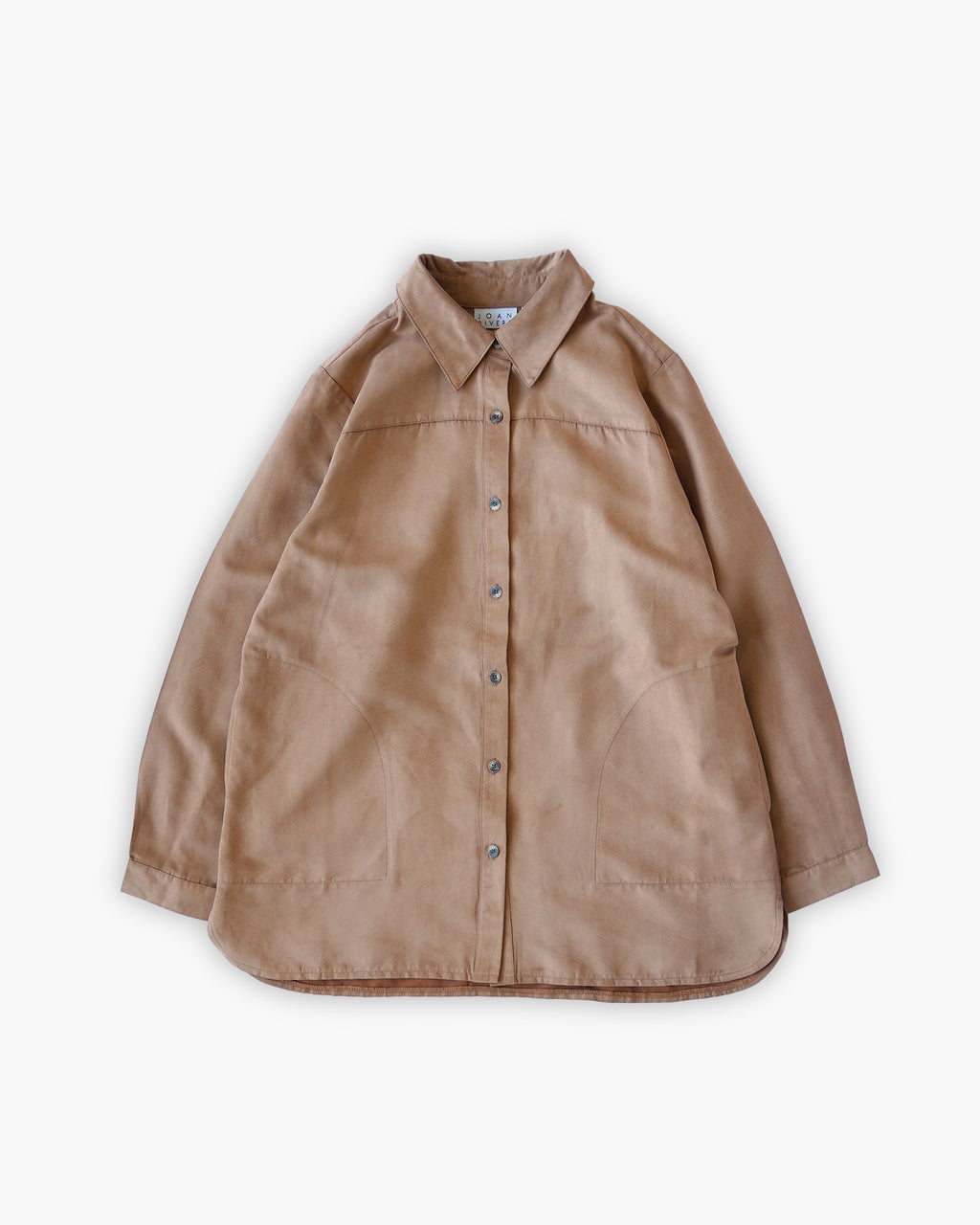 Soft Peach Skin L/S Shirt - Beige