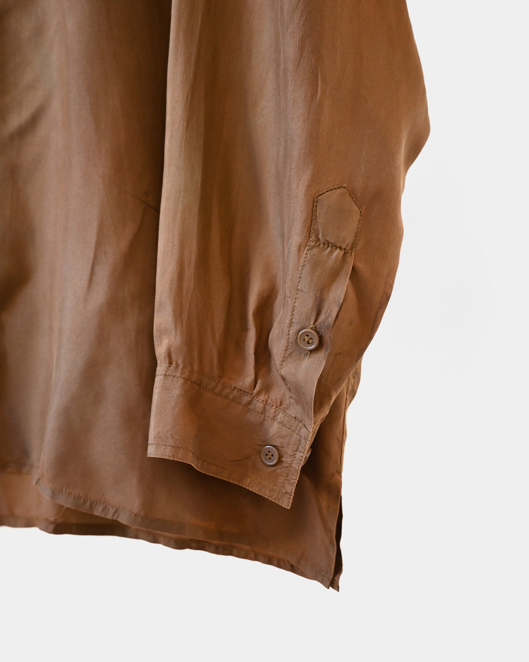 404irregular - Over-dyed Silk Shirt