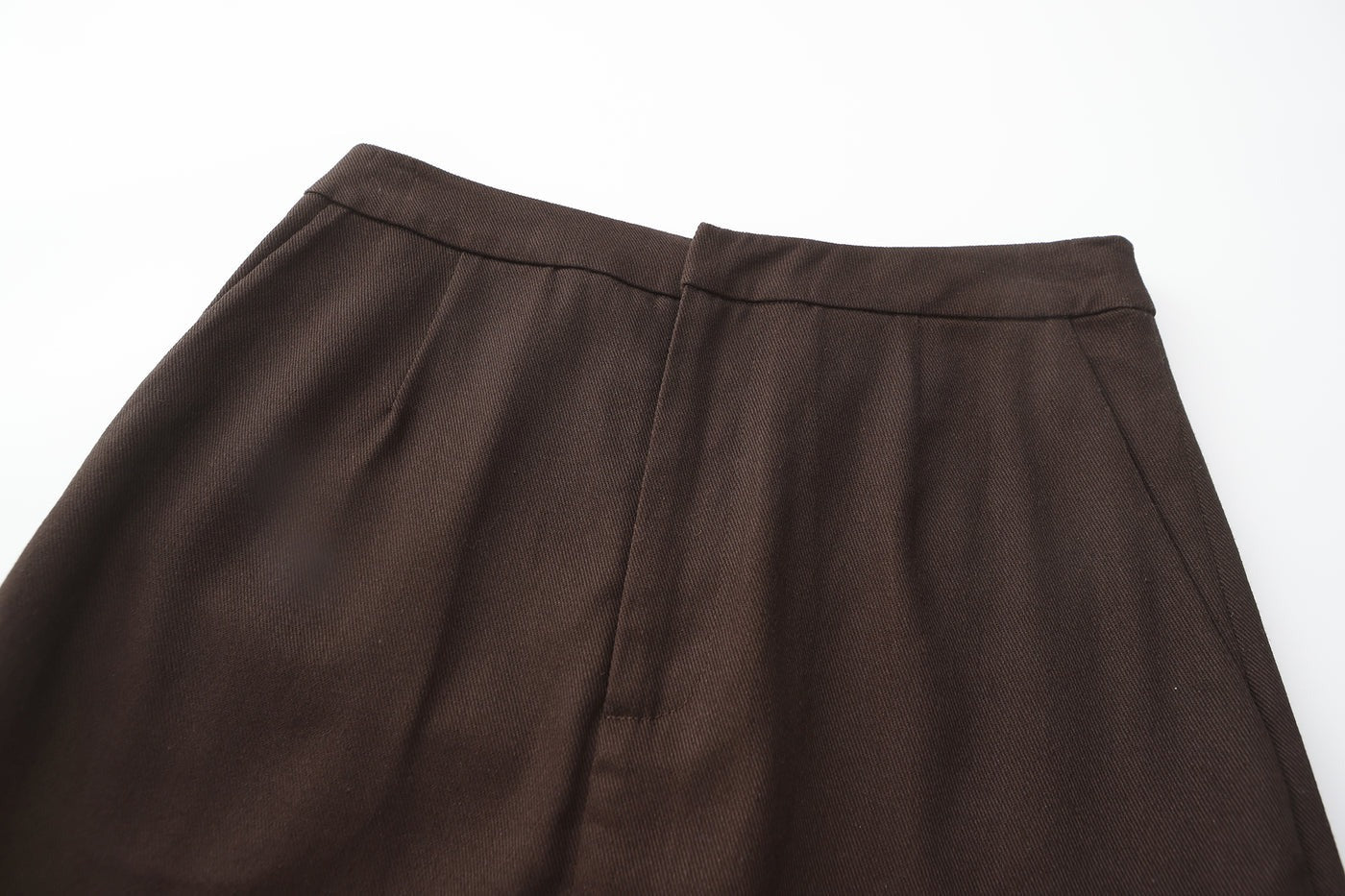 "RUOHAN" DEEP BROWN PANTS SKIRT