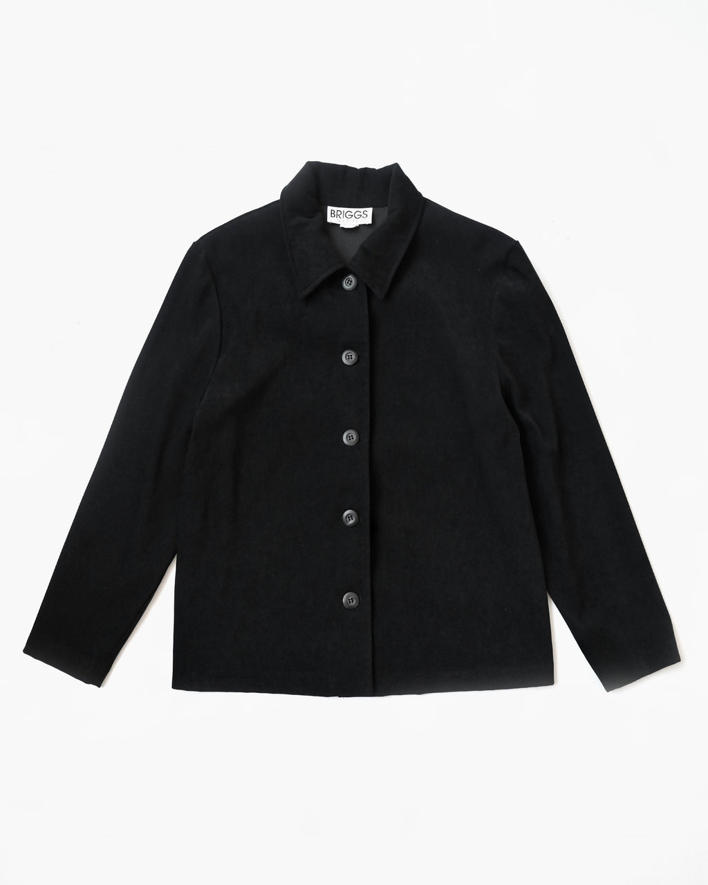 Peach Skin Black Jacket