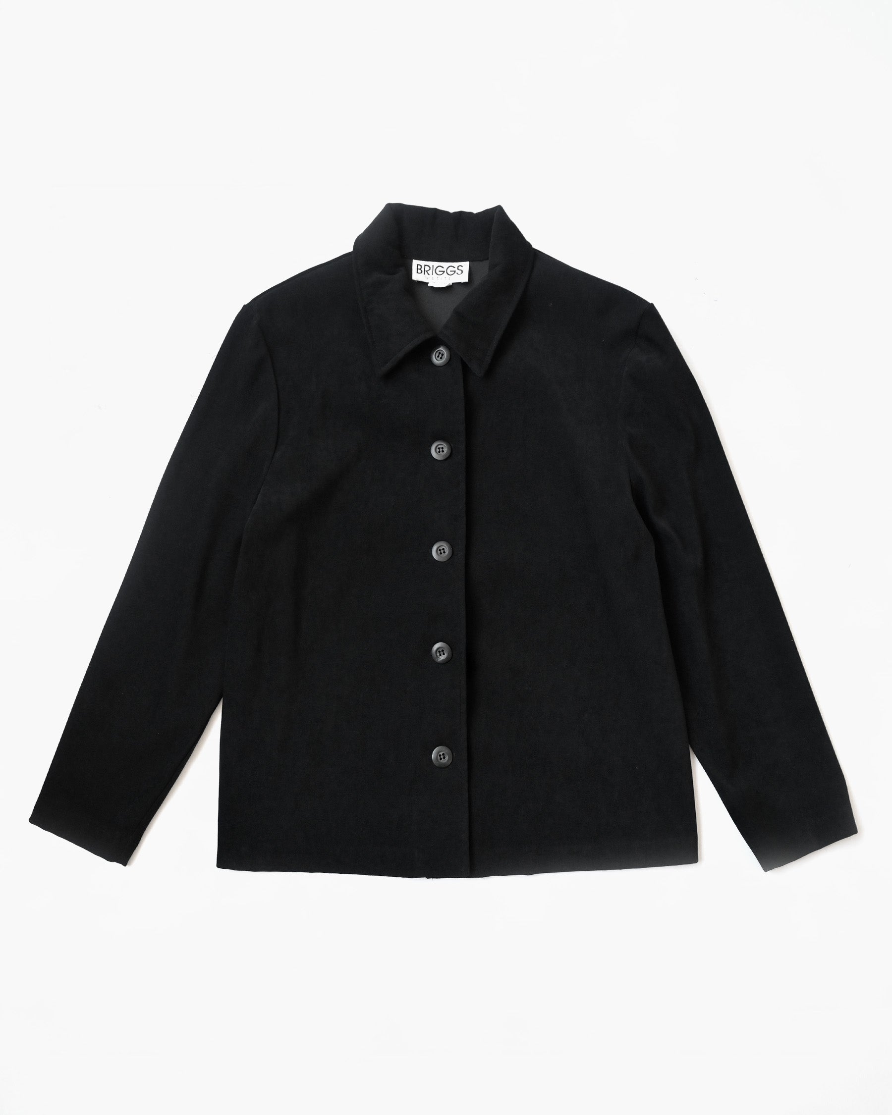 Peach Skin Black Jacket
