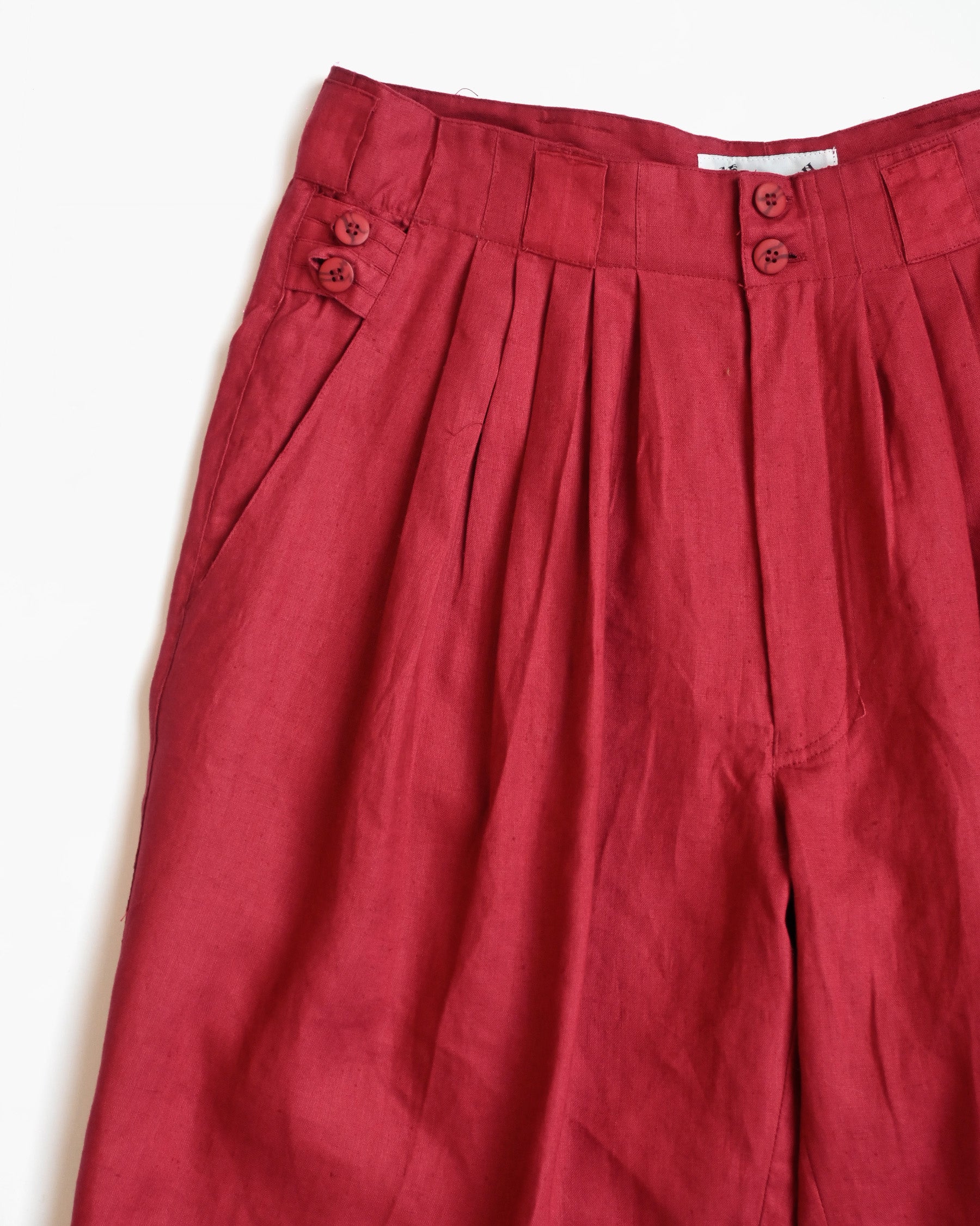 "GOOUCH" 100% Linen Buggy Shorts