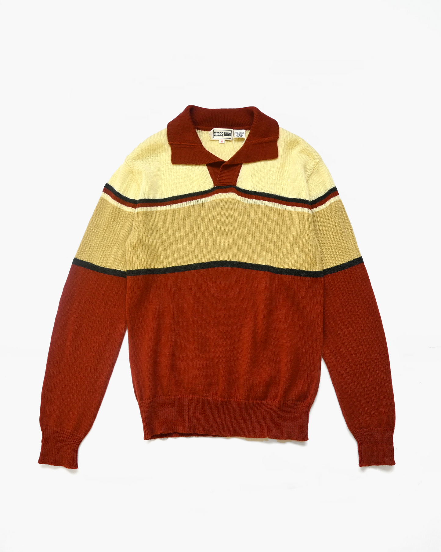 70~80's Acrylic Knit Polo