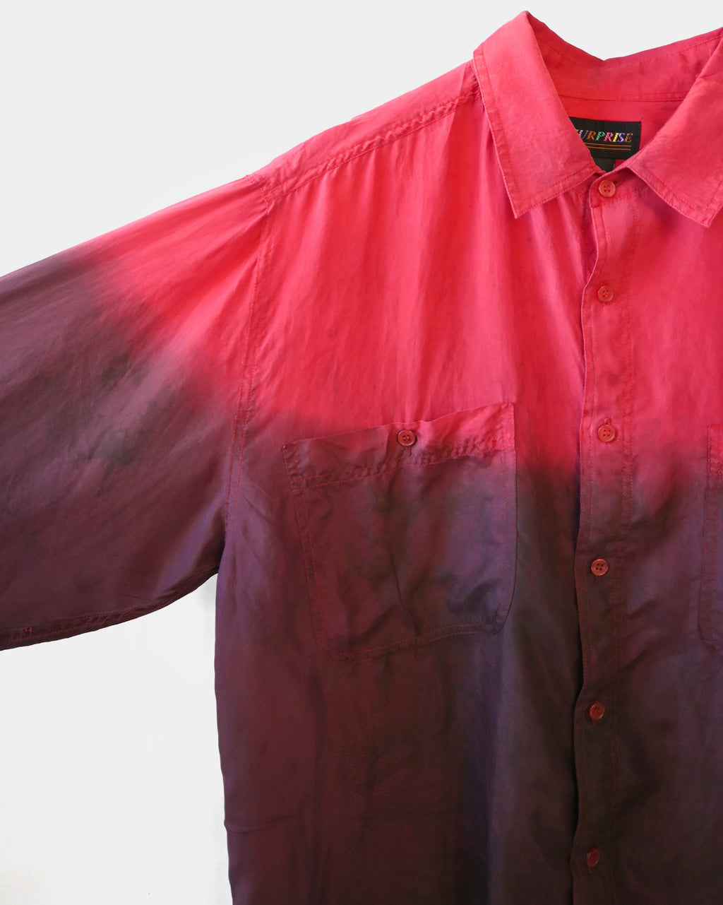 404irregular - Over-dyed Silk Shirt