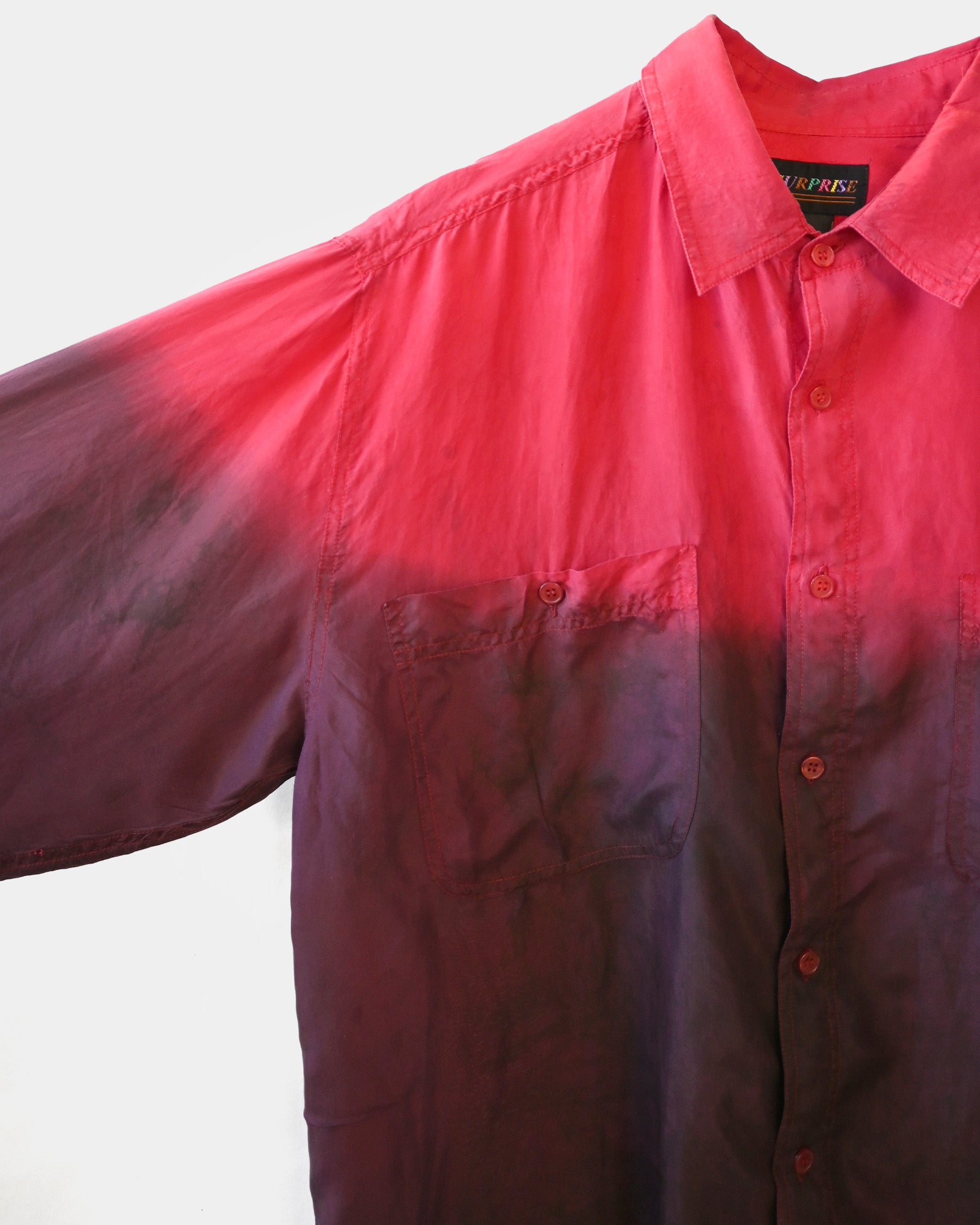 404irregular - Over-dyed Silk Shirt