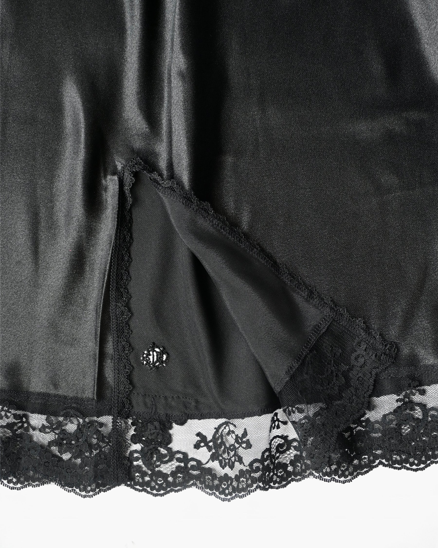 NOS Satin Lace Skirt - Dior