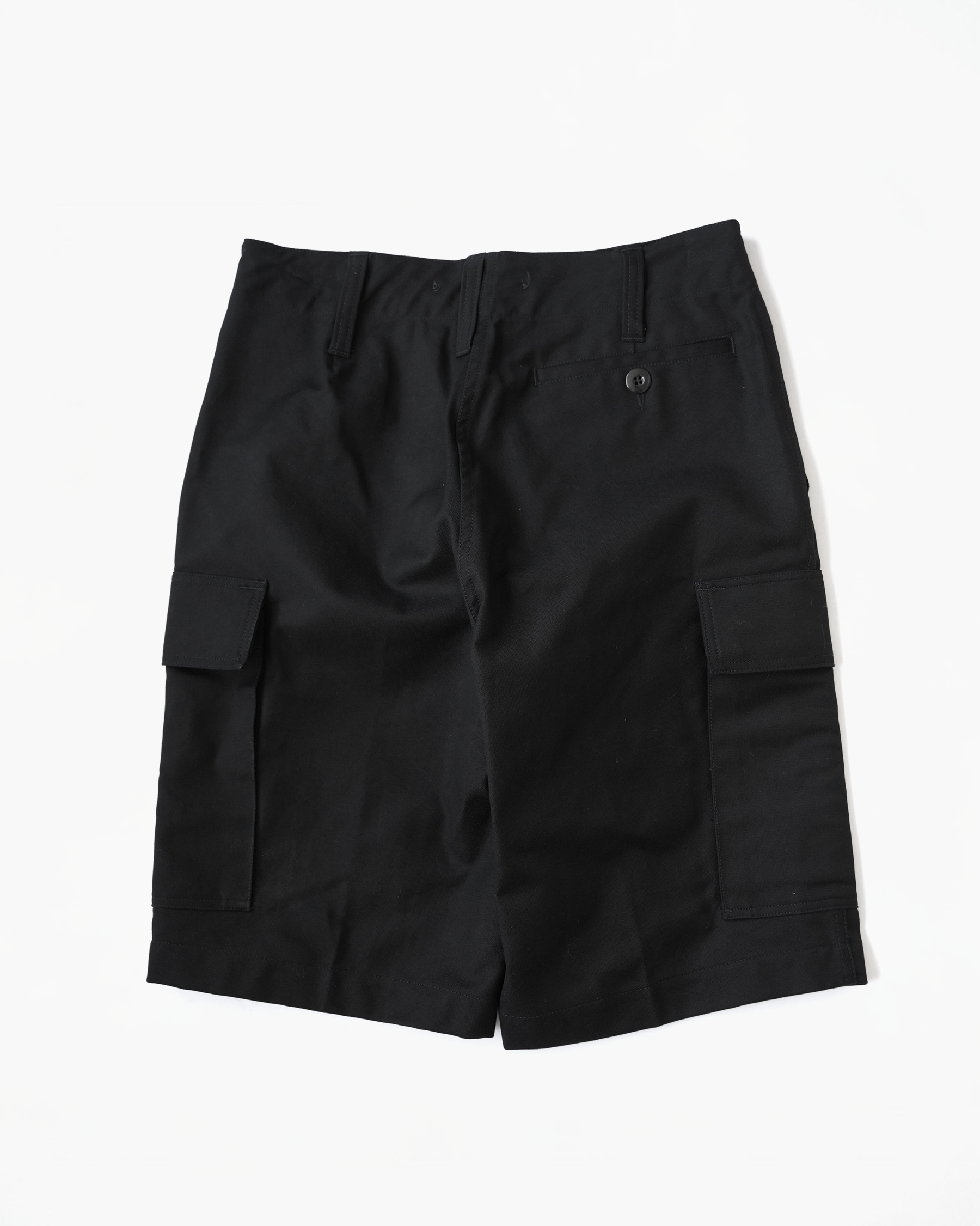 German Army Black Cargo Shorts