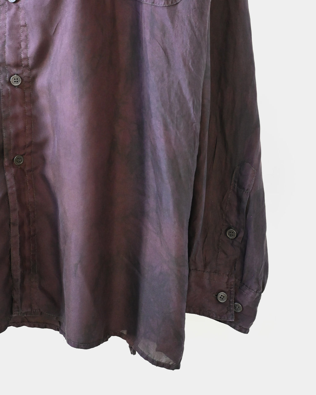 404irregular - Over-dyed Silk Shirt