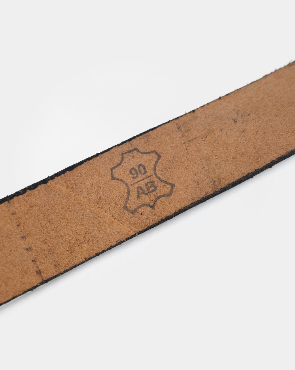 German Army Black Leather Belt