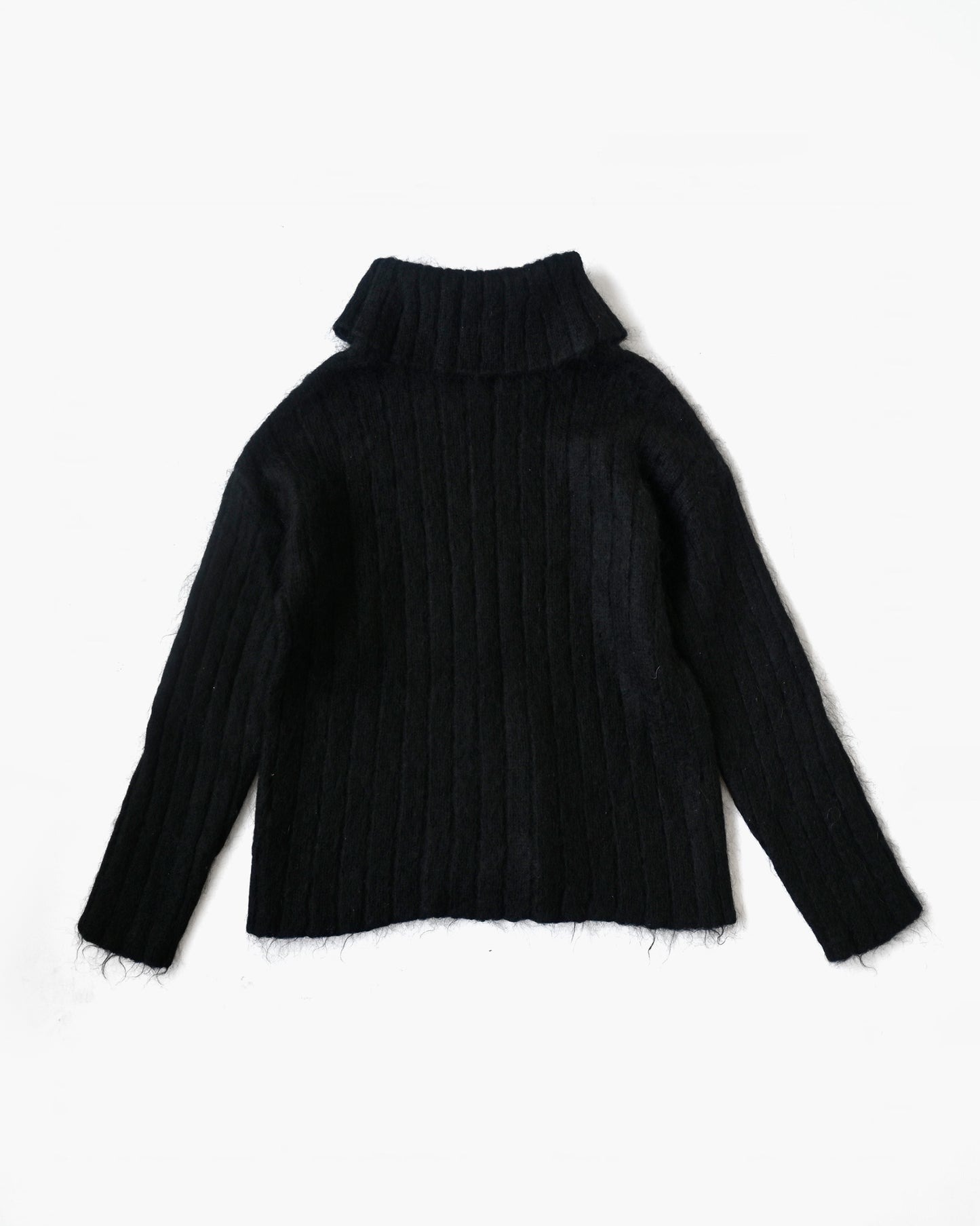 Mohair Rib Knit Sweater