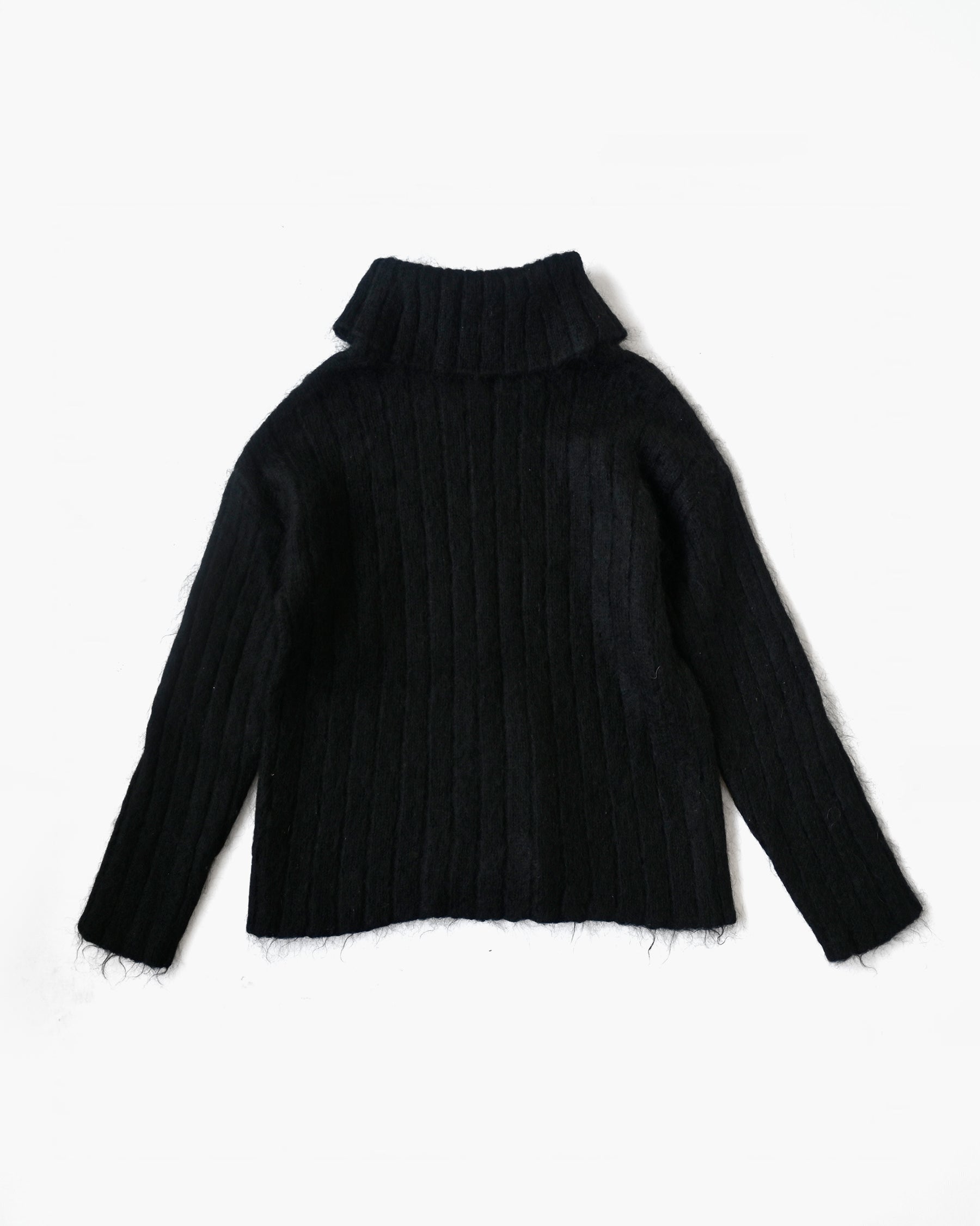 Mohair Rib Knit Sweater
