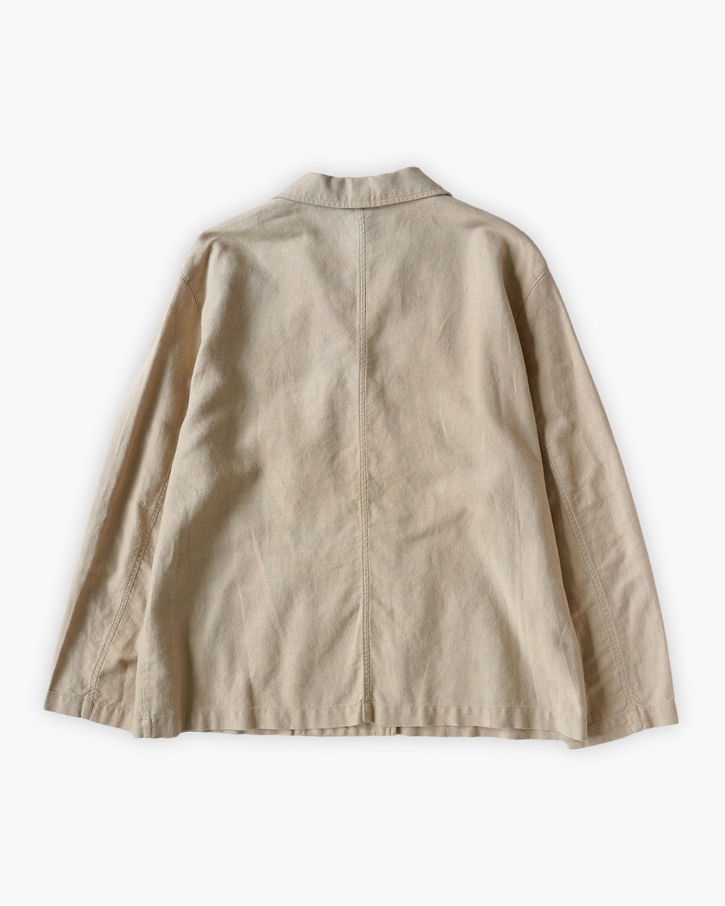 Linen Cotton Double-Breasted Jacket
